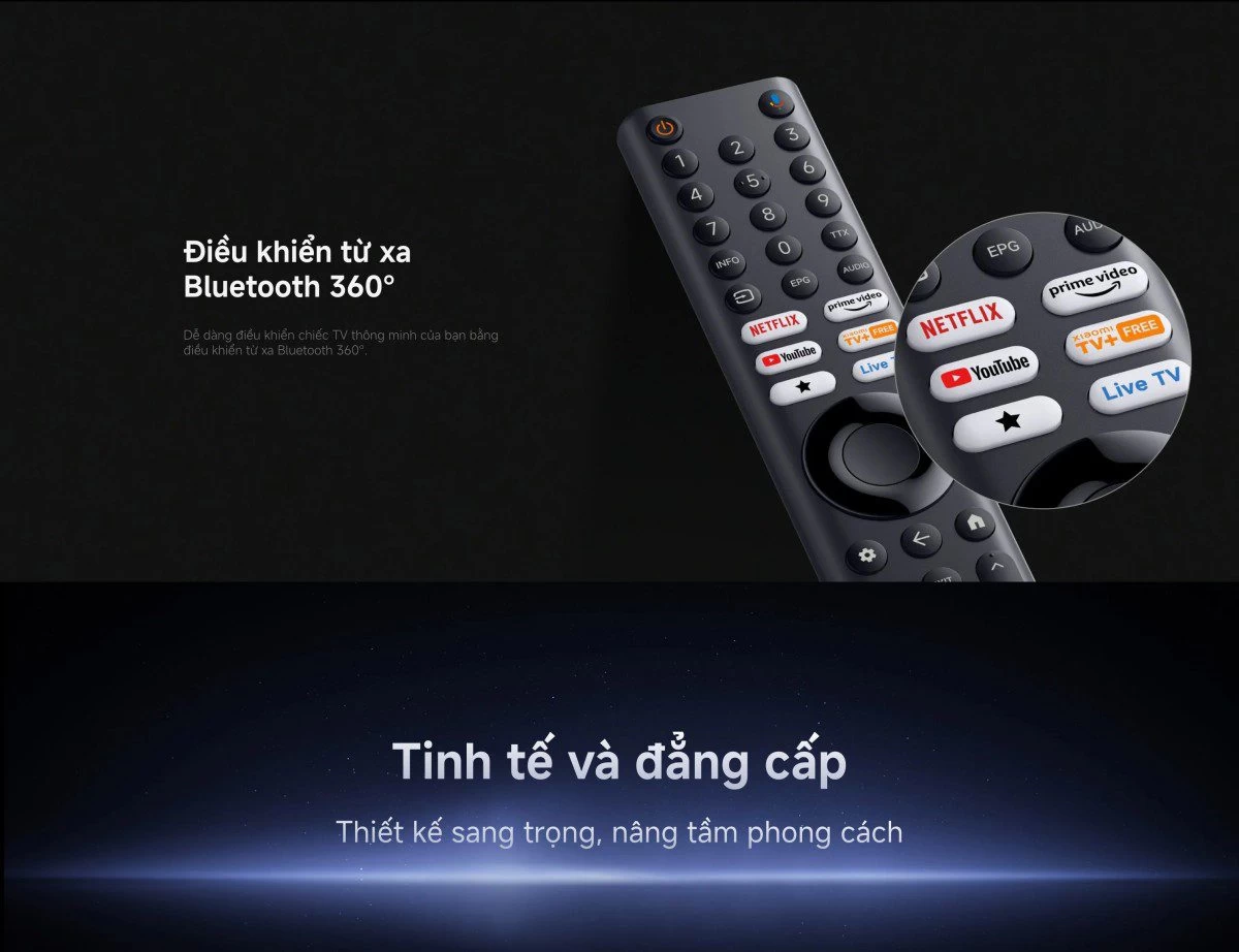 Tivi Xiaomi S Pro Mini LED 55 2026 – Bản Quốc Tế – 4K/144Hz – 3GB/32GB
