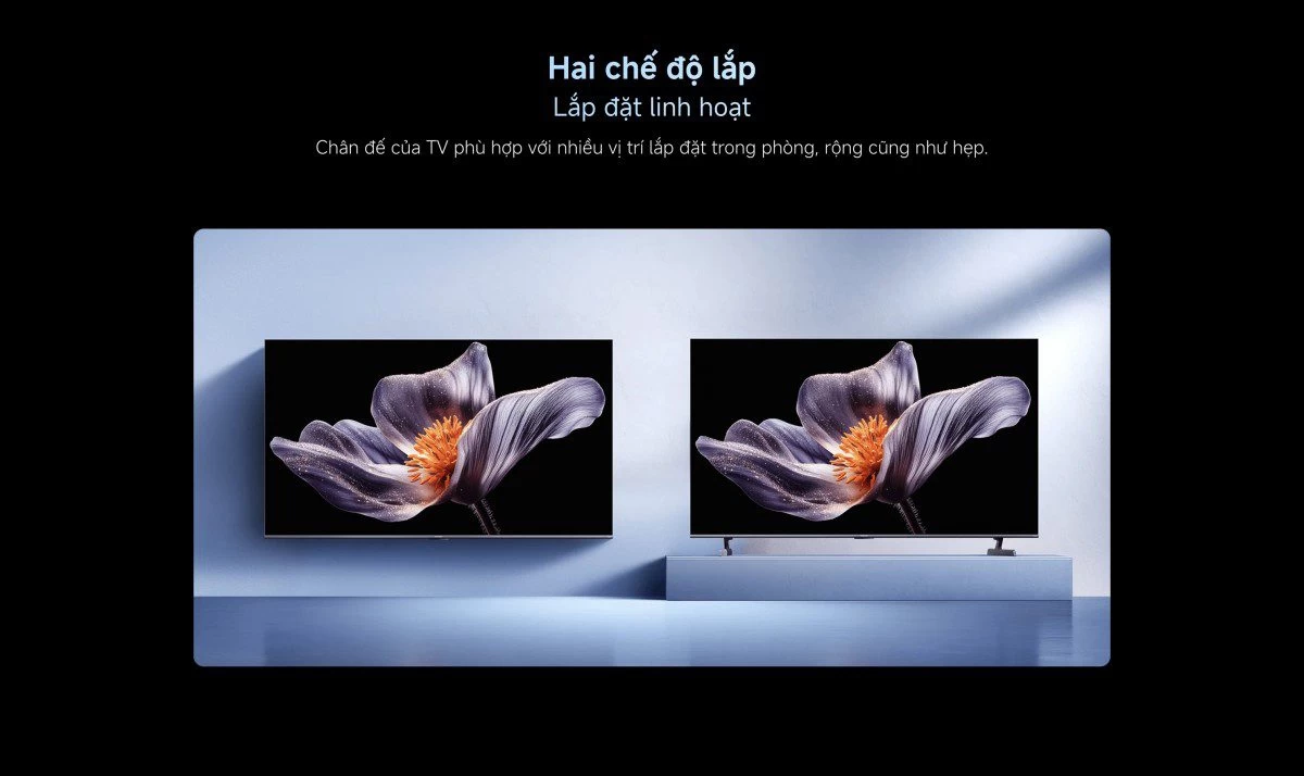 Tivi Xiaomi S Pro Mini LED 55 2026 – Bản Quốc Tế – 4K/144Hz – 3GB/32GB