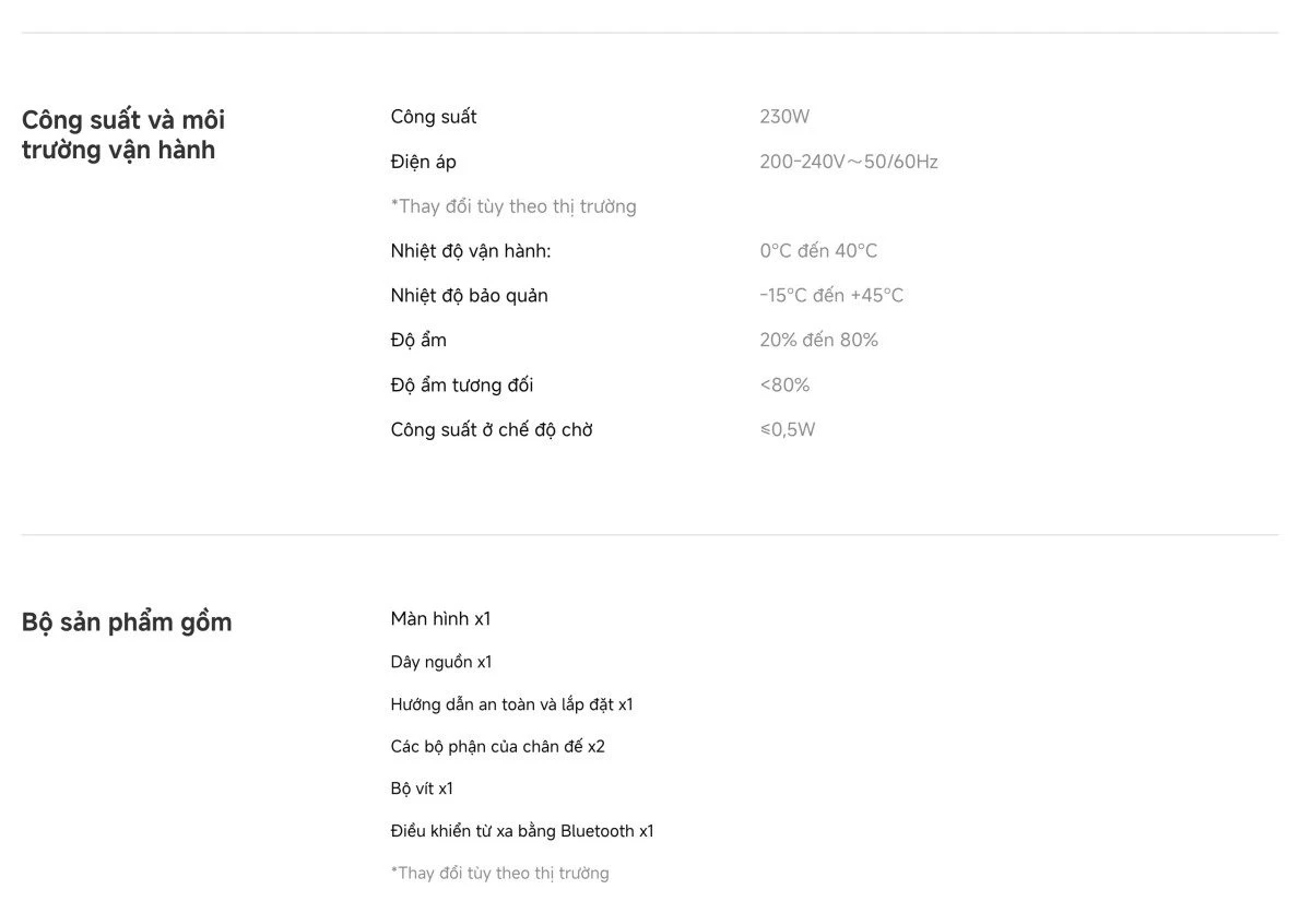 Tivi Xiaomi S Pro Mini LED 55 2026 – Bản Quốc Tế – 4K/144Hz – 3GB/32GB