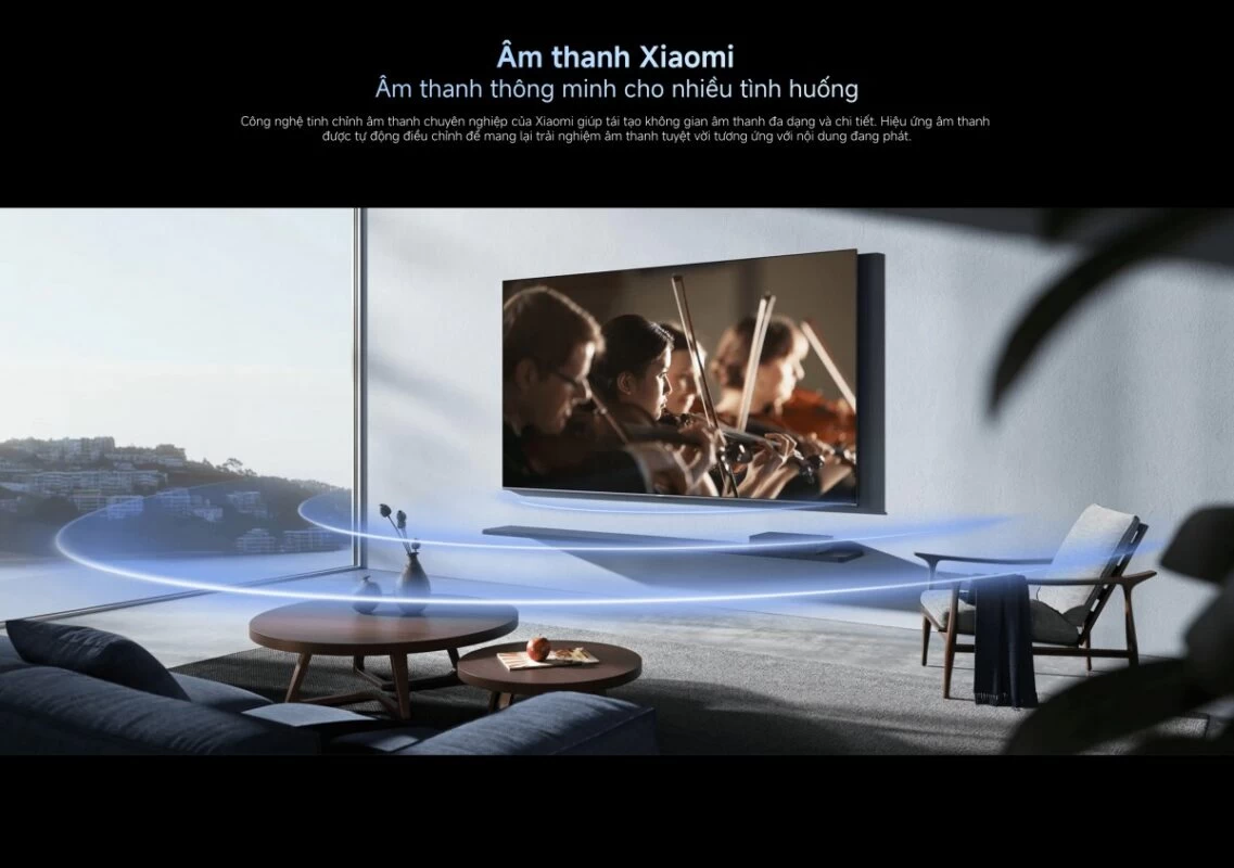 Tivi Xiaomi S Pro Mini LED 65 2026 – Bản Quốc Tế – 4K/144Hz – 3GB/32GB