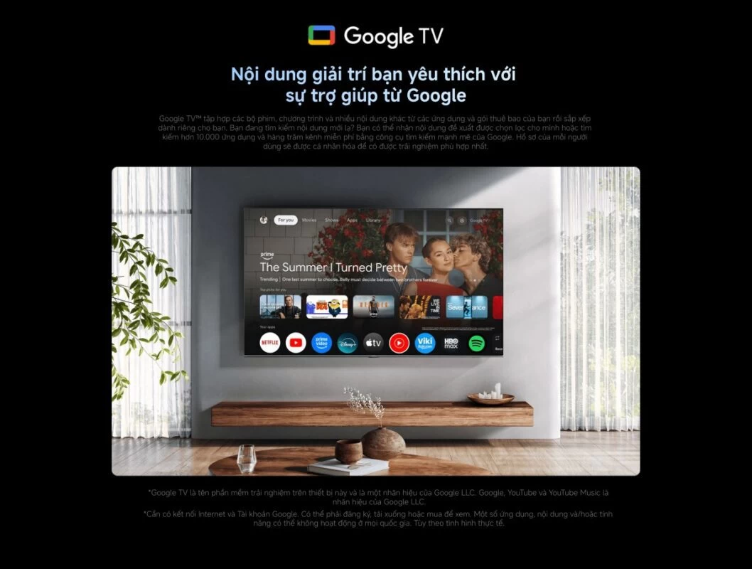 Tivi Xiaomi S Pro Mini LED 65 2026 – Bản Quốc Tế – 4K/144Hz – 3GB/32GB