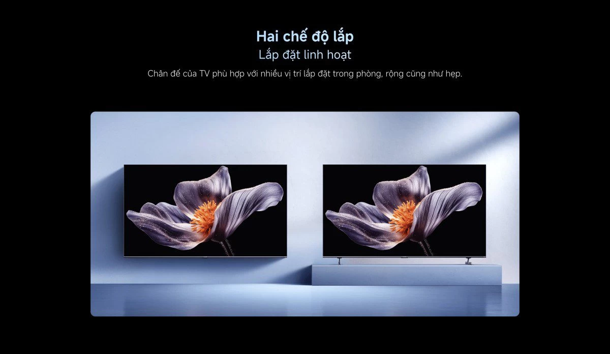 Tivi Xiaomi S Pro Mini LED 65 2026 – Bản Quốc Tế – 4K/144Hz – 3GB/32GB