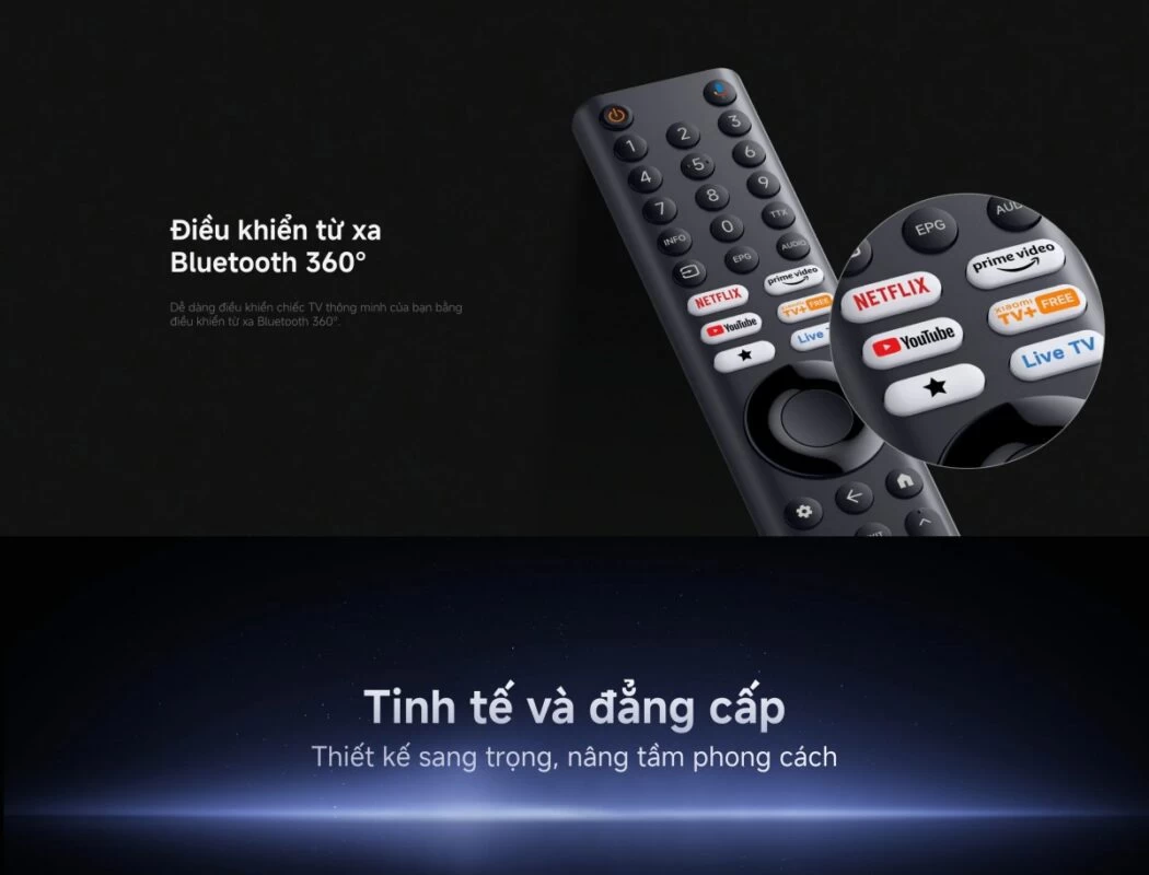 Tivi Xiaomi S Pro Mini LED 75 2026 – Bản Quốc Tế – 4K/144Hz – 3GB/32GB