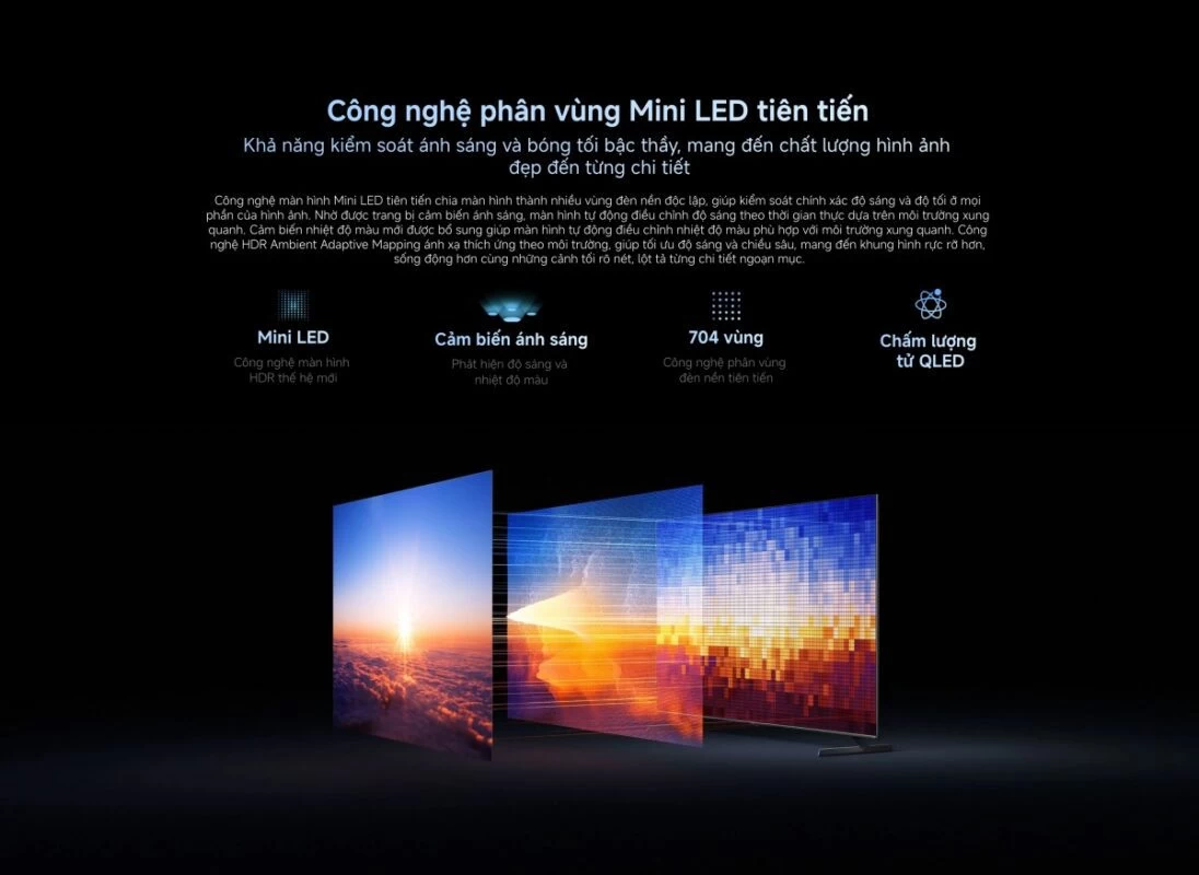 Tivi Xiaomi S Pro Mini LED 75 2026 – Bản Quốc Tế – 4K/144Hz – 3GB/32GB