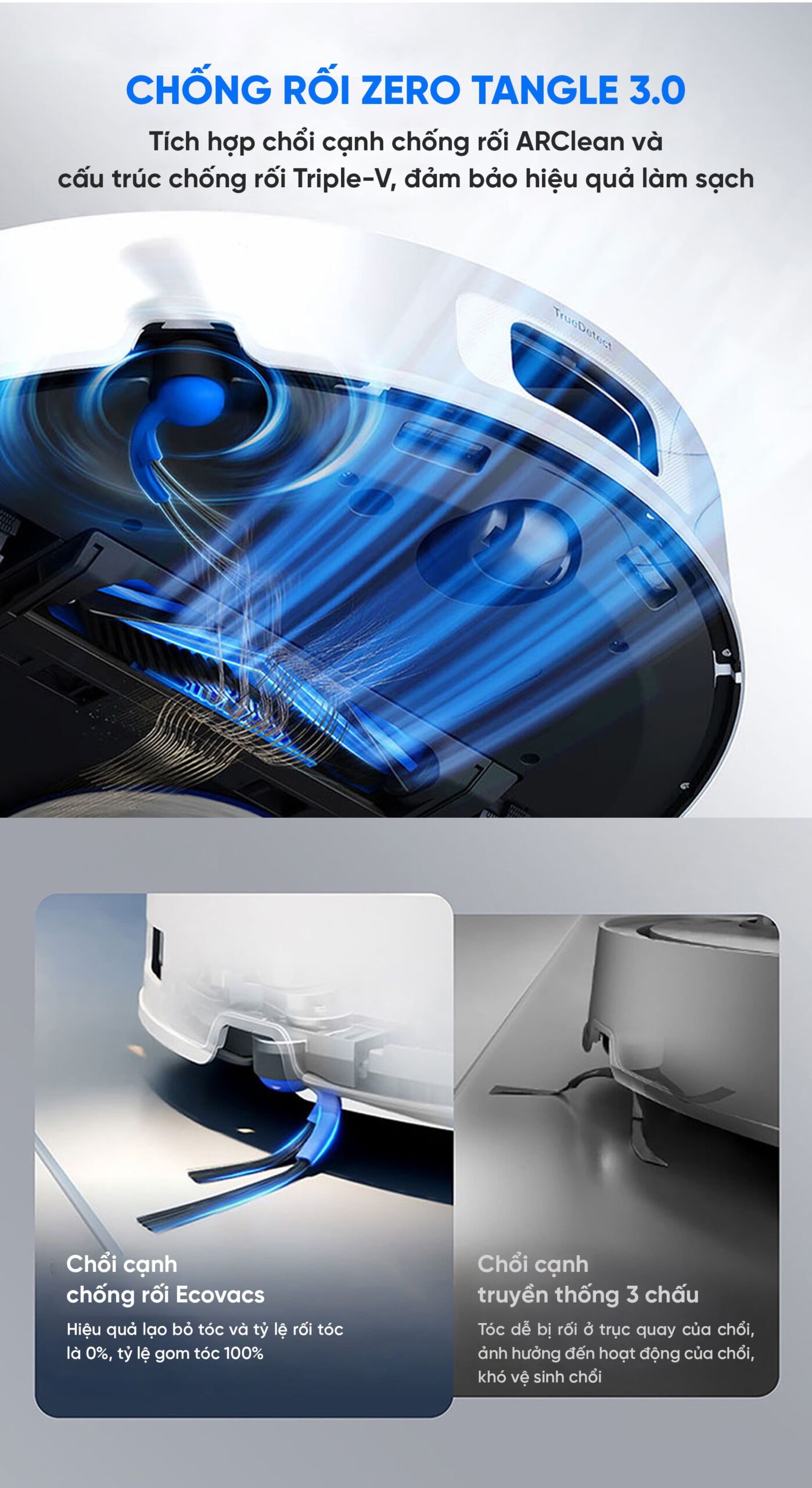 Robot hút bụi lau nhà Ecovacs Deebot T30C 2026