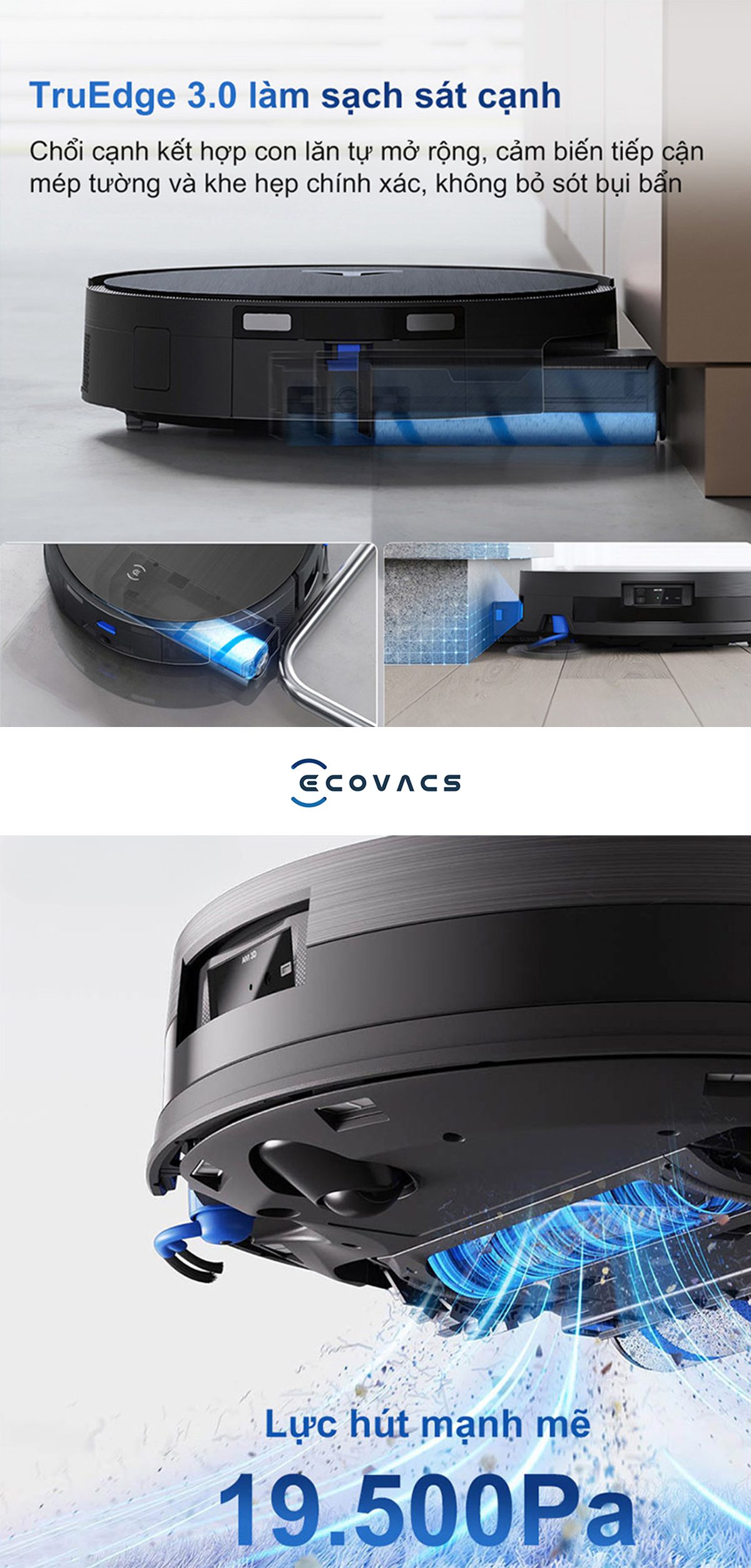 Ecovacs Deebot X11 OmniCyclone Robot hút bụi lau nhà – Bản Quốc Tế【Nhắn tin giảm giá thêm】