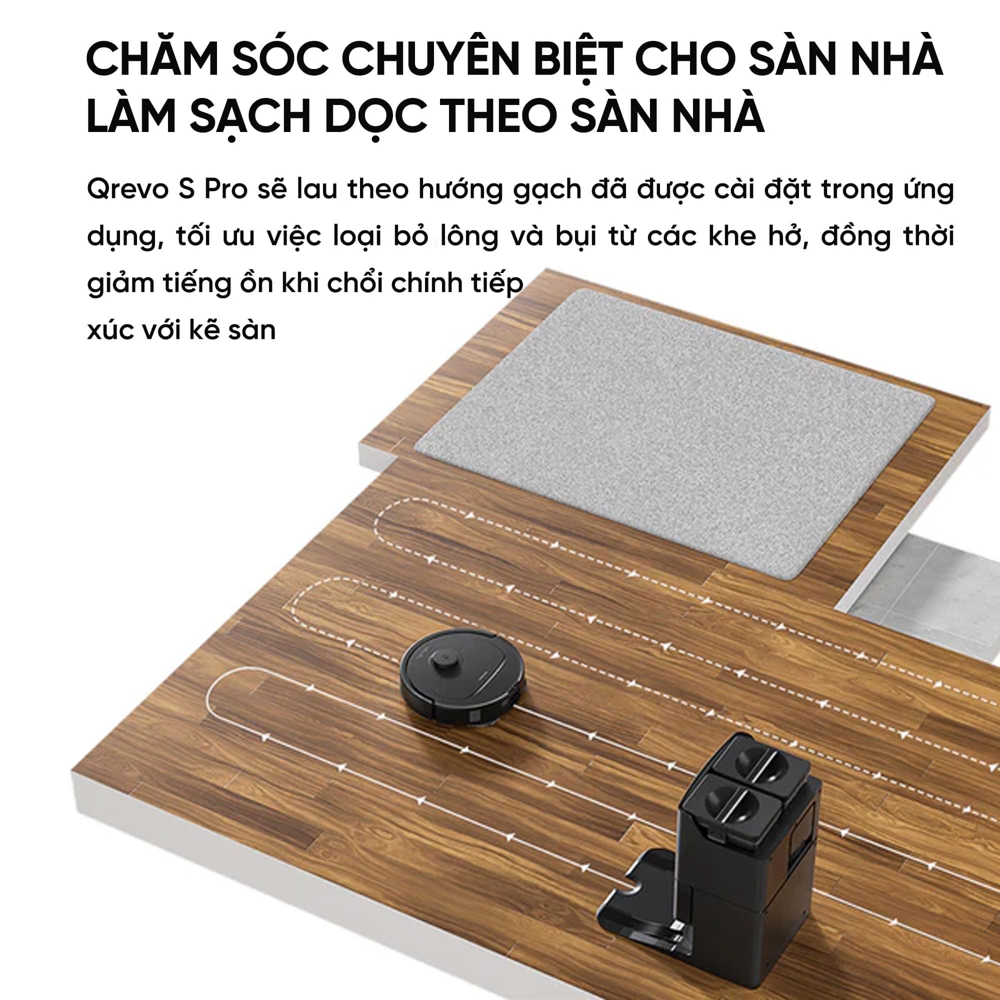 Robot hút bụi Roborock Qrevo S Pro 2026 - Quốc Tế