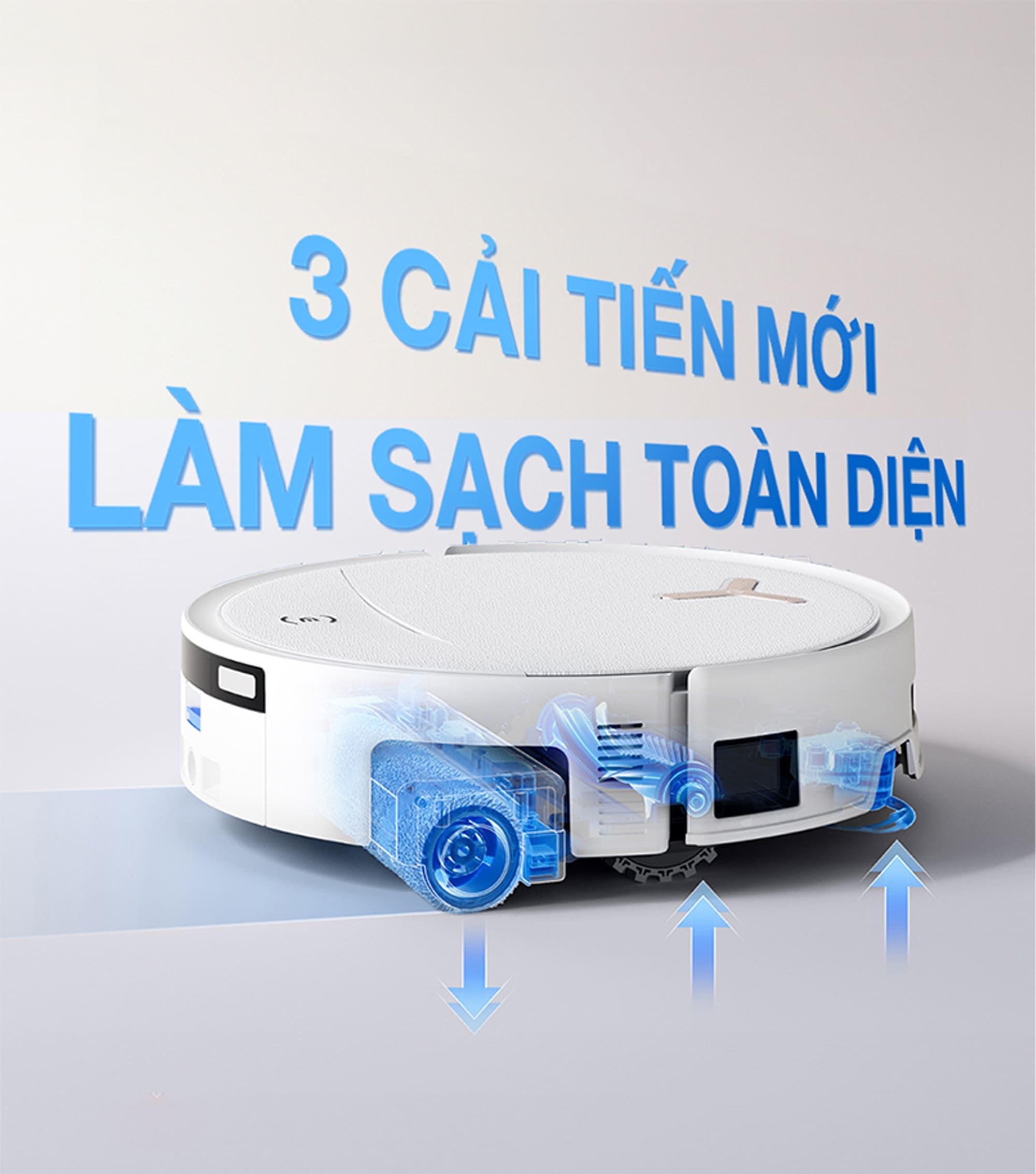Robot hút bụi lau nhà Ecovacs Deebot T80S Omni Bản Quốc Tế