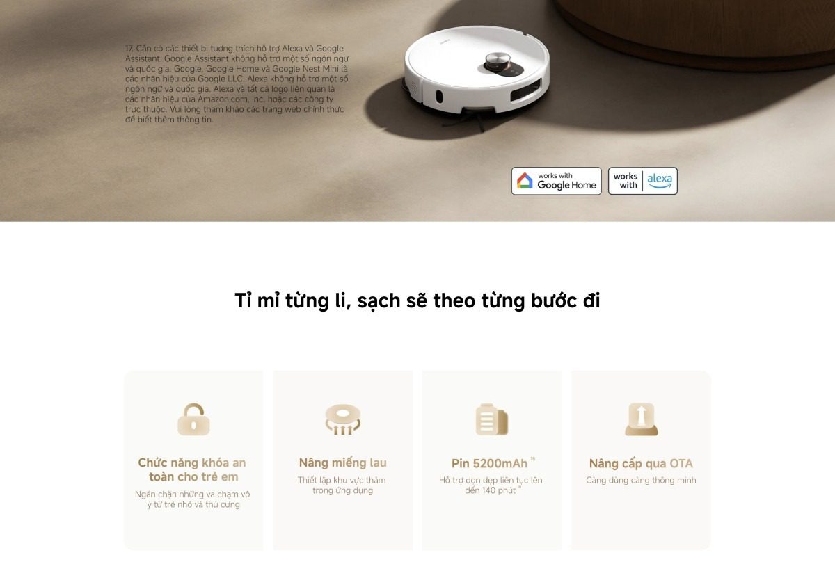 Robot hút bụi Xiaomi Robot Vacuum 5