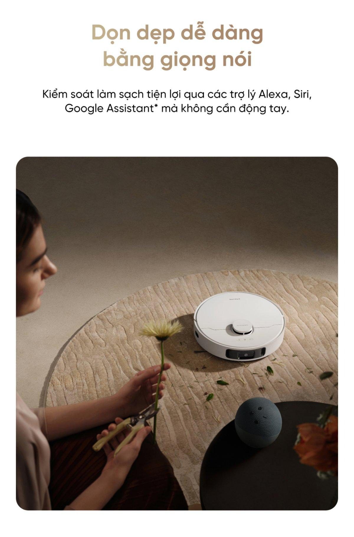 Robot hút bụi Dreame D20 Ultra | Lực hút 13.000Pa