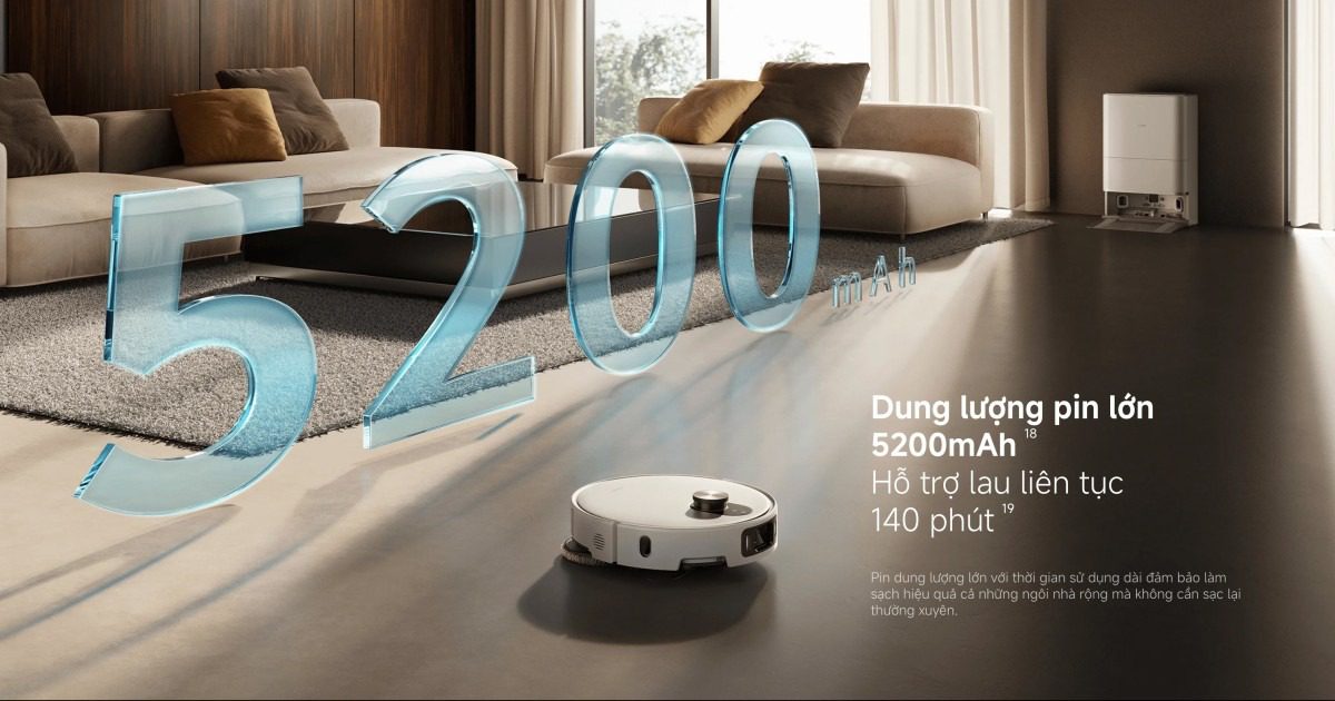 Robot hút bụi Xiaomi Robot Vacuum 5 Pro