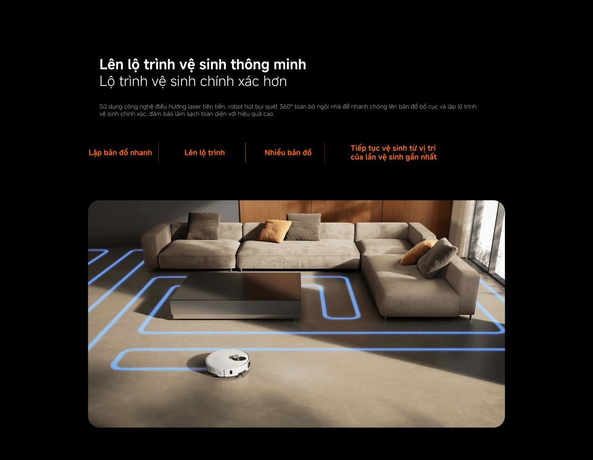 Robot hút bụi Xiaomi Robot Vacuum 5 Pro