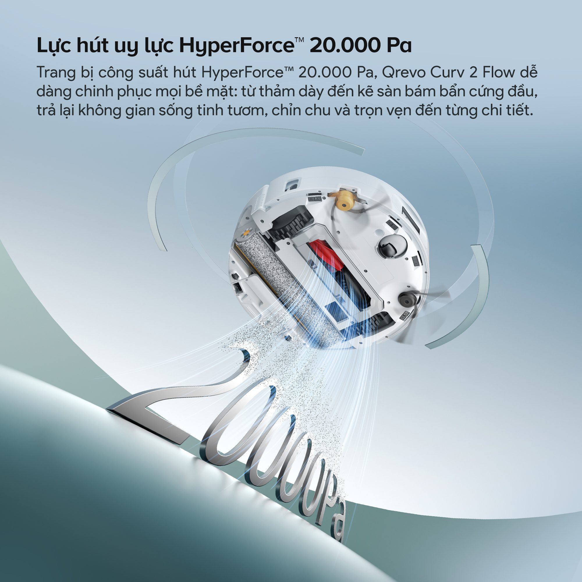 Robot hút bụi lau nhà Roborock Qrevo Curv 2 Flow【Nhắn tin giảm giá thêm】