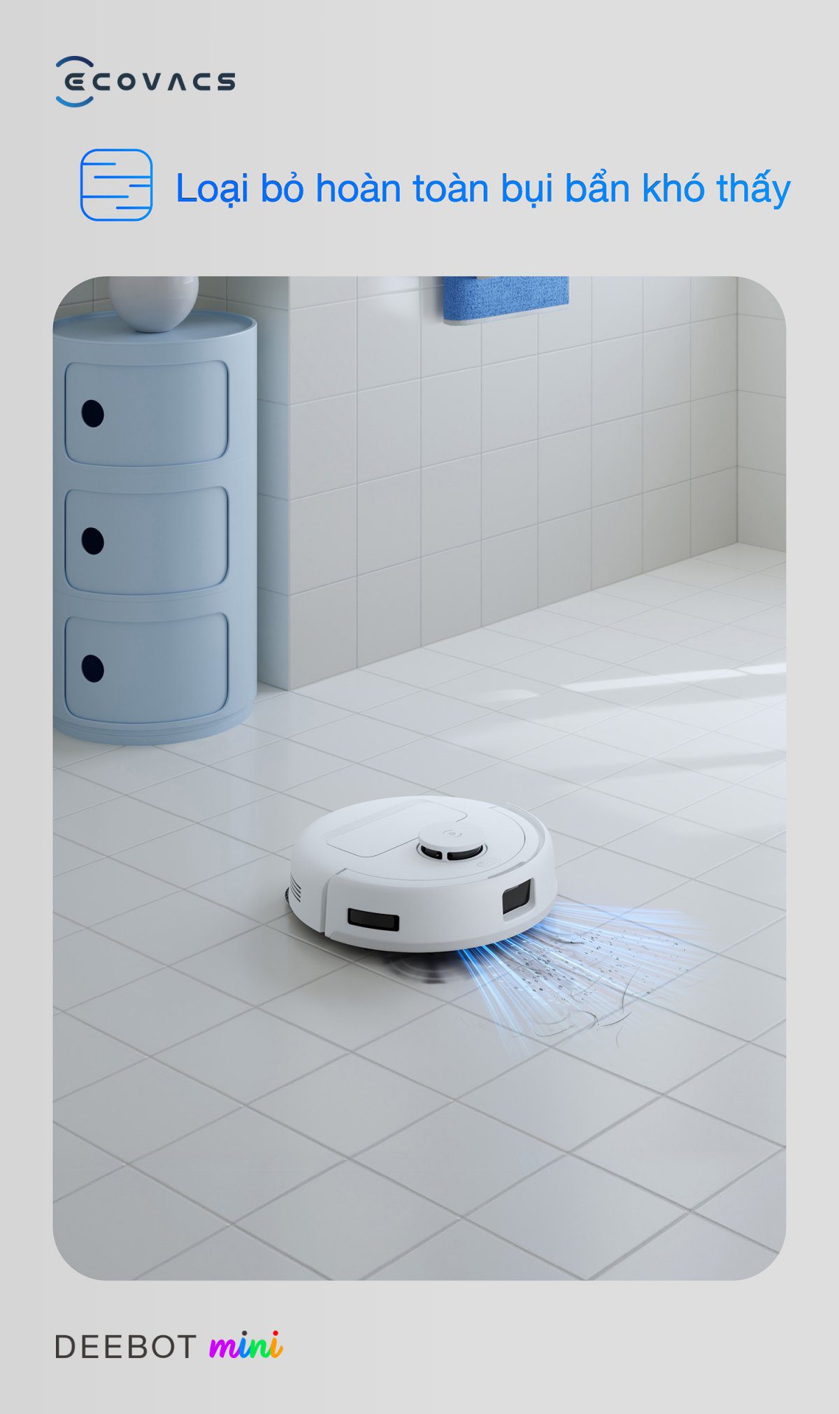Robot hút bụi Ecovacs Mini【Nhắn tin giảm giá thêm】