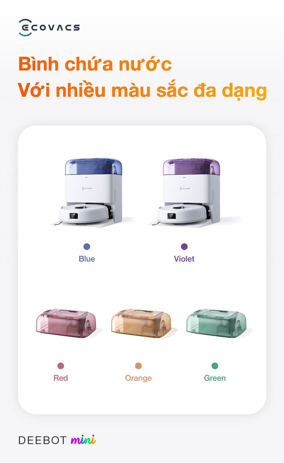 Robot hút bụi Ecovacs Mini【Nhắn tin giảm giá thêm】