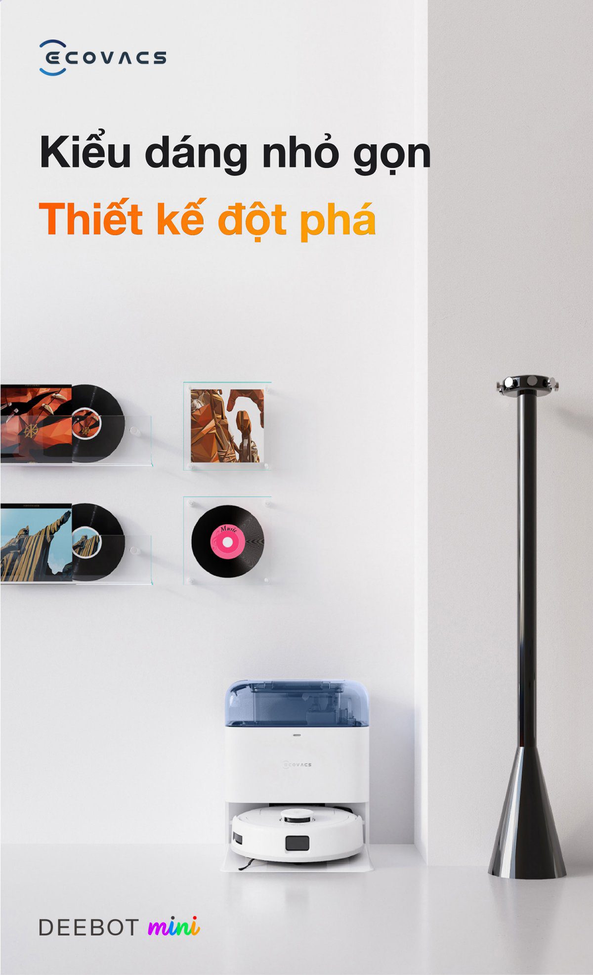Robot hút bụi Ecovacs Mini【Nhắn tin giảm giá thêm】