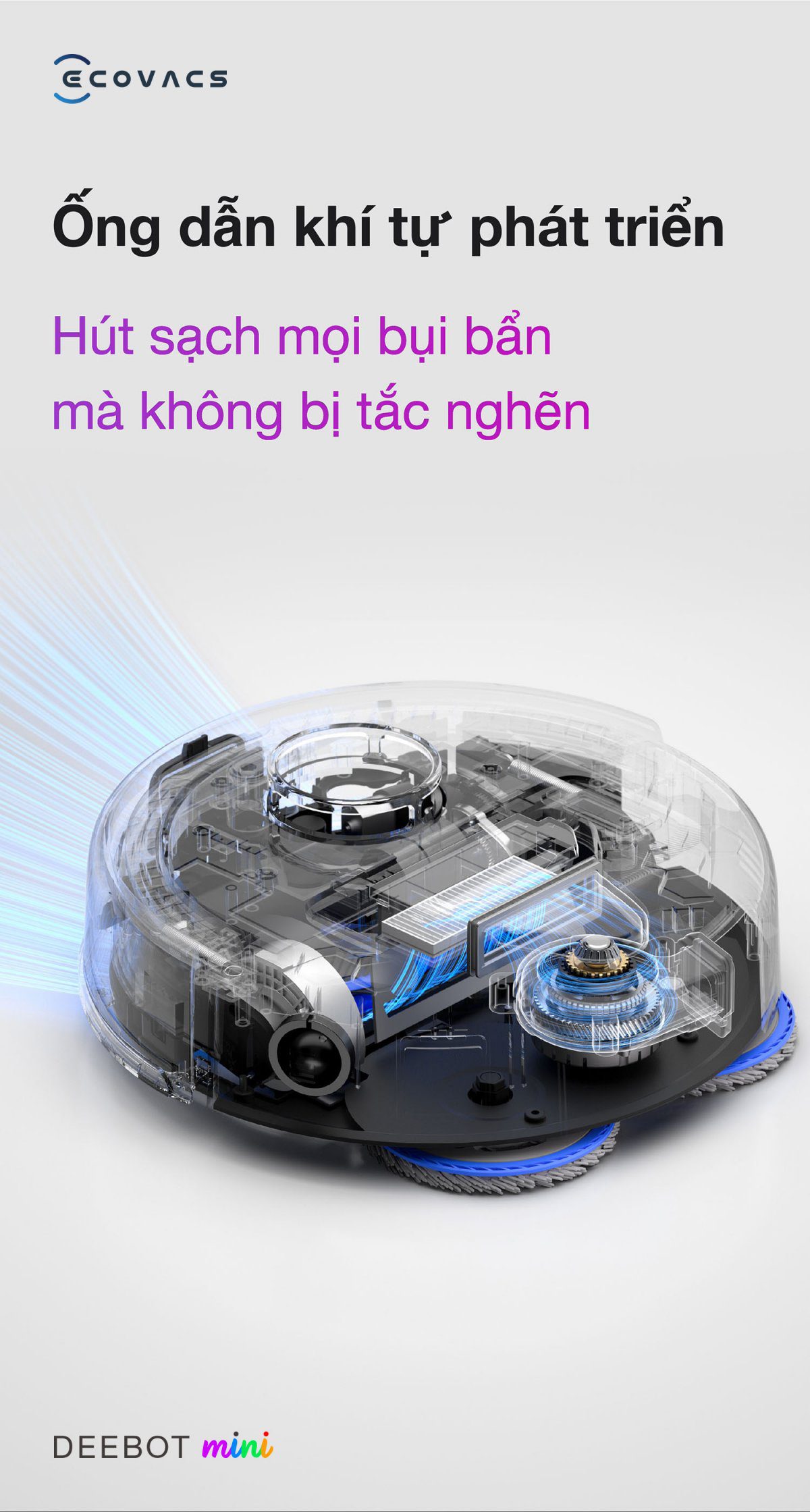 Robot hút bụi Ecovacs Mini【Nhắn tin giảm giá thêm】