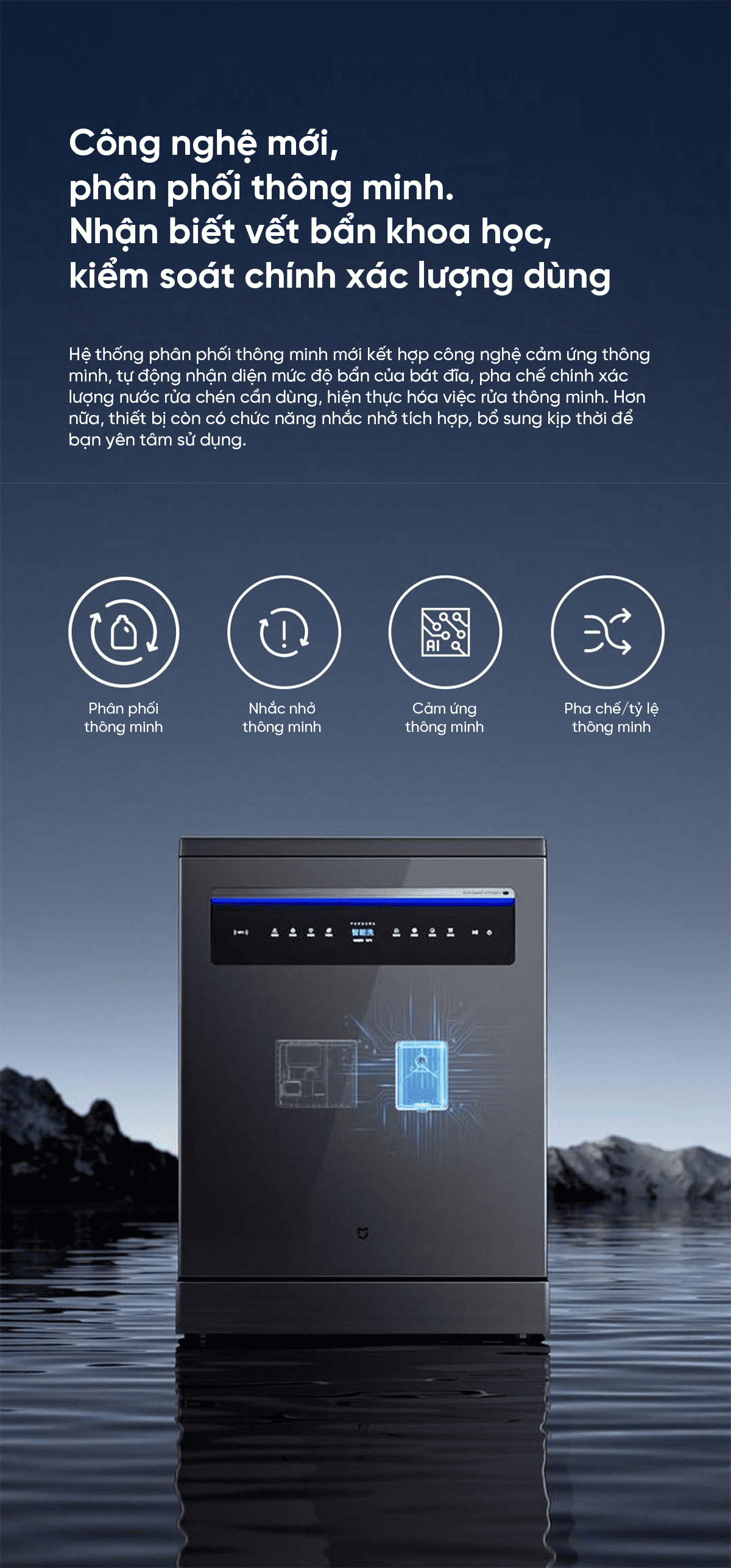 Máy rửa bát Xiaomi Mijia P1 16 bộ