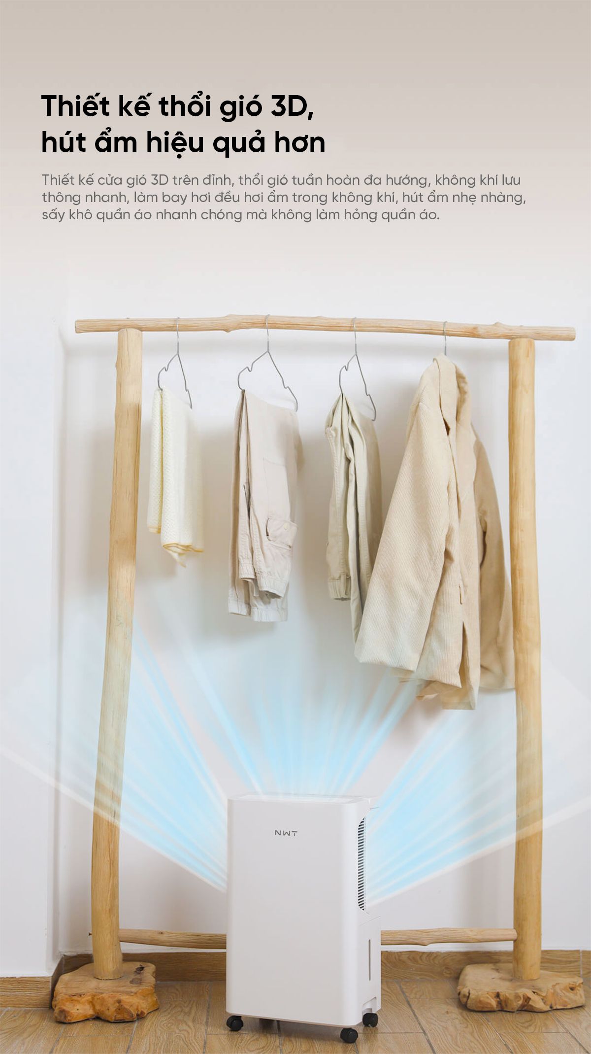 Máy Hút Ẩm Thông Minh Xiaomi NWT 16L Quốc Tế
