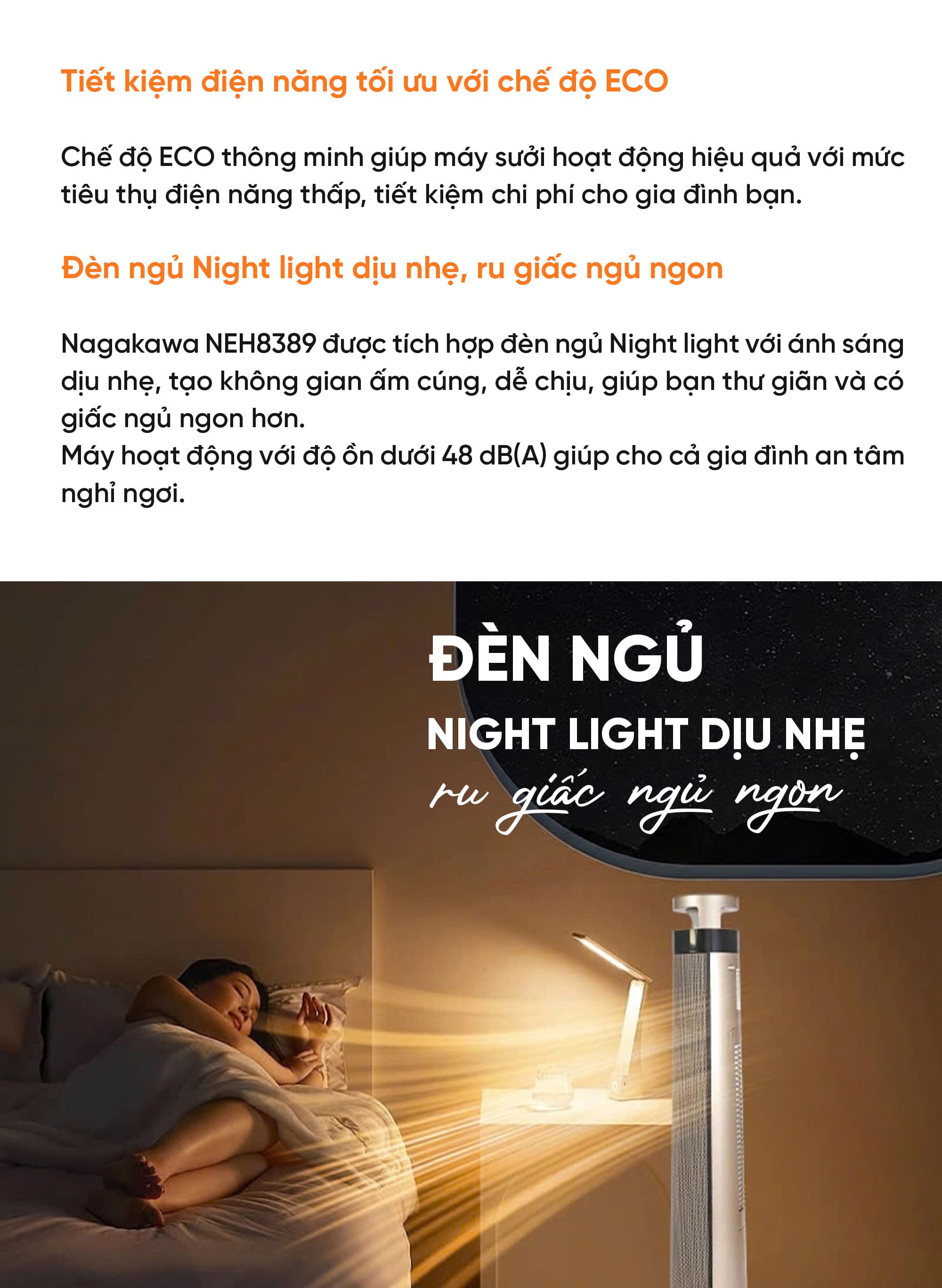Máy sưởi gốm Nagakawa NEH8389
