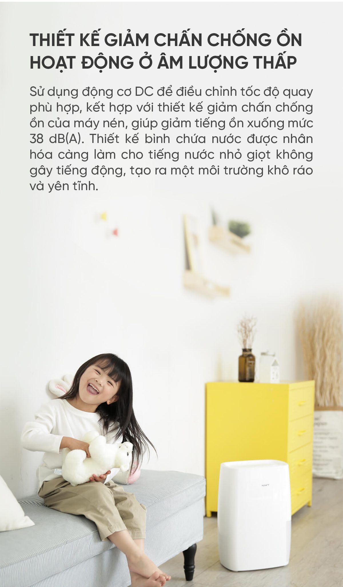 Máy Hút Ẩm Thông Minh Xiaomi NWT 18L Quốc Tế