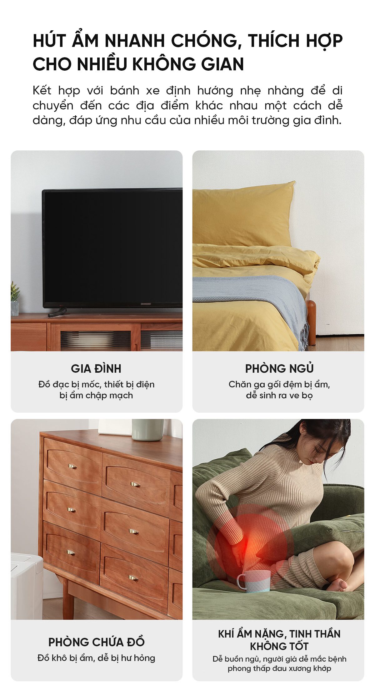 Máy Hút Ẩm Xiaomi NWT 24L Quốc Tế