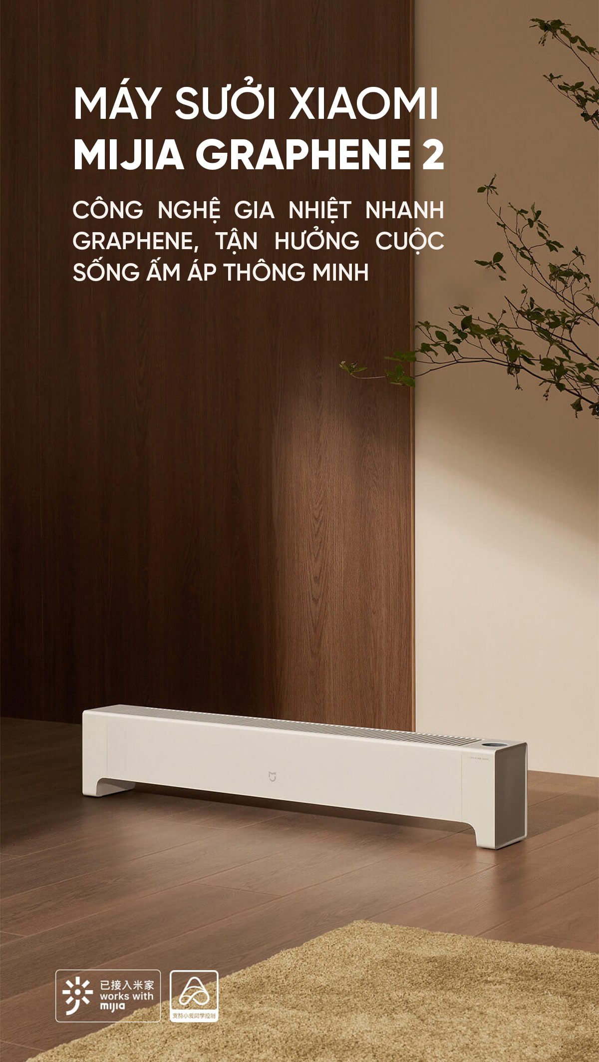 Máy Sưởi Xiaomi Mijia Graphene 2 TJXDNQ08ZM