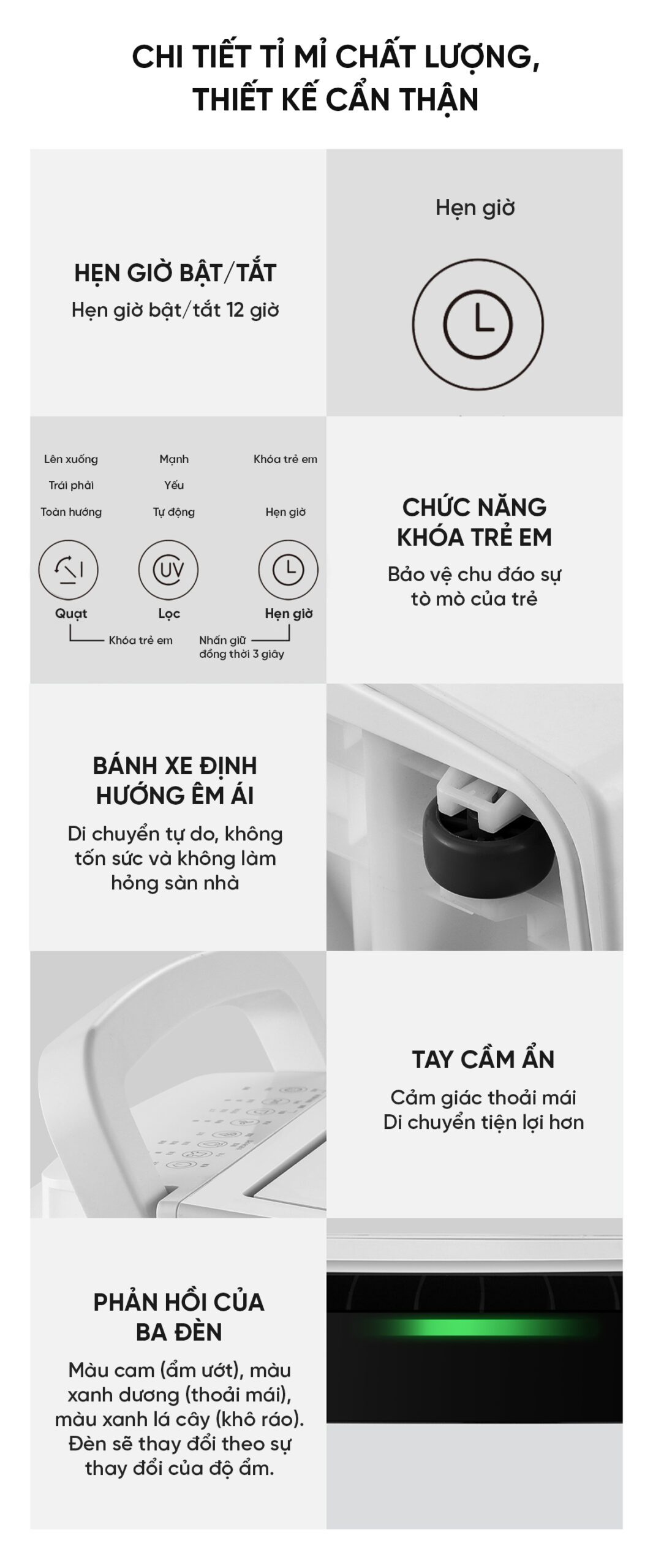 Máy Hút Ẩm Xiaomi NWT 24L Quốc Tế