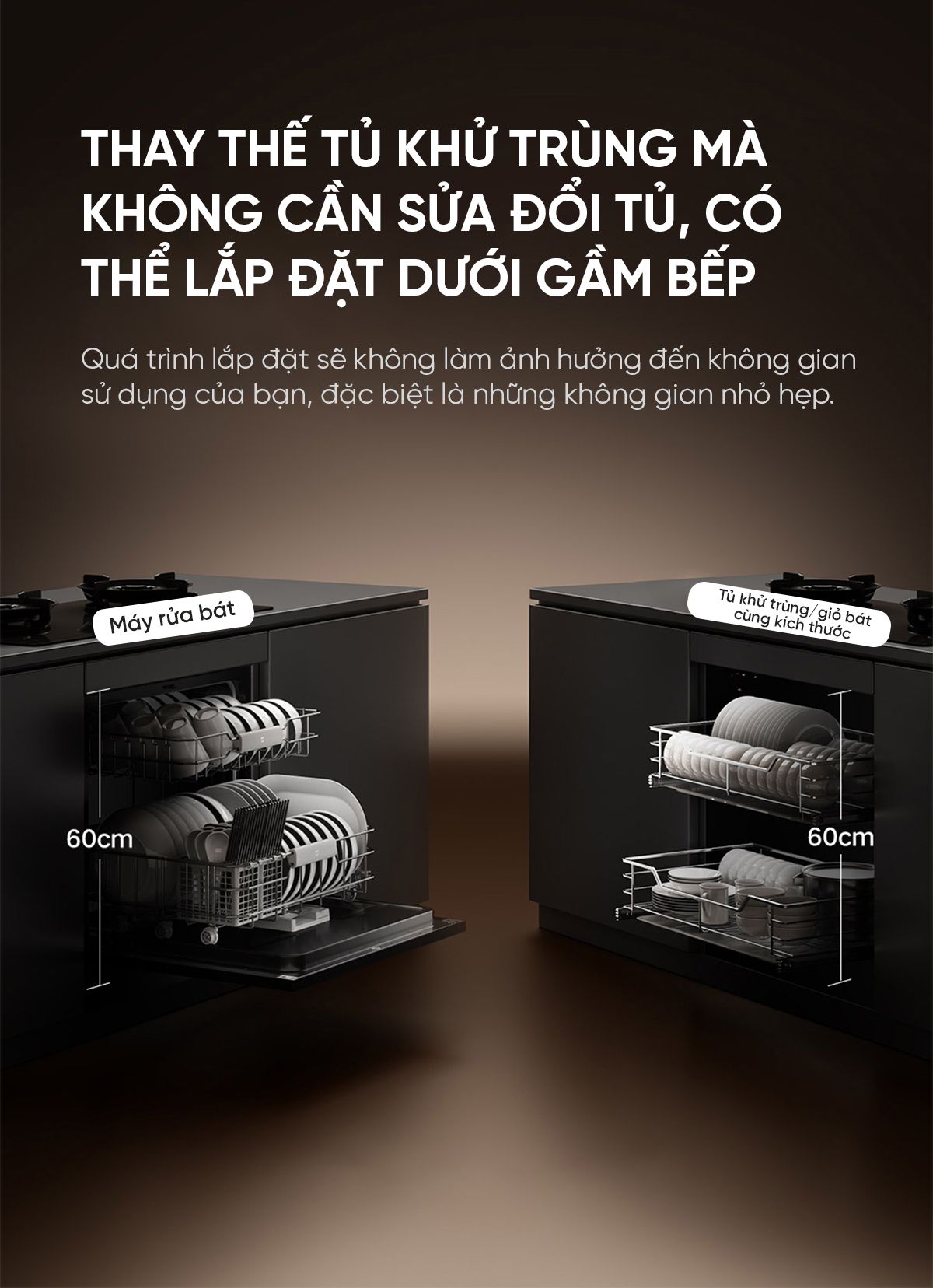 Máy rửa bát Xiaomi Mijia S2 13 bộ New Model