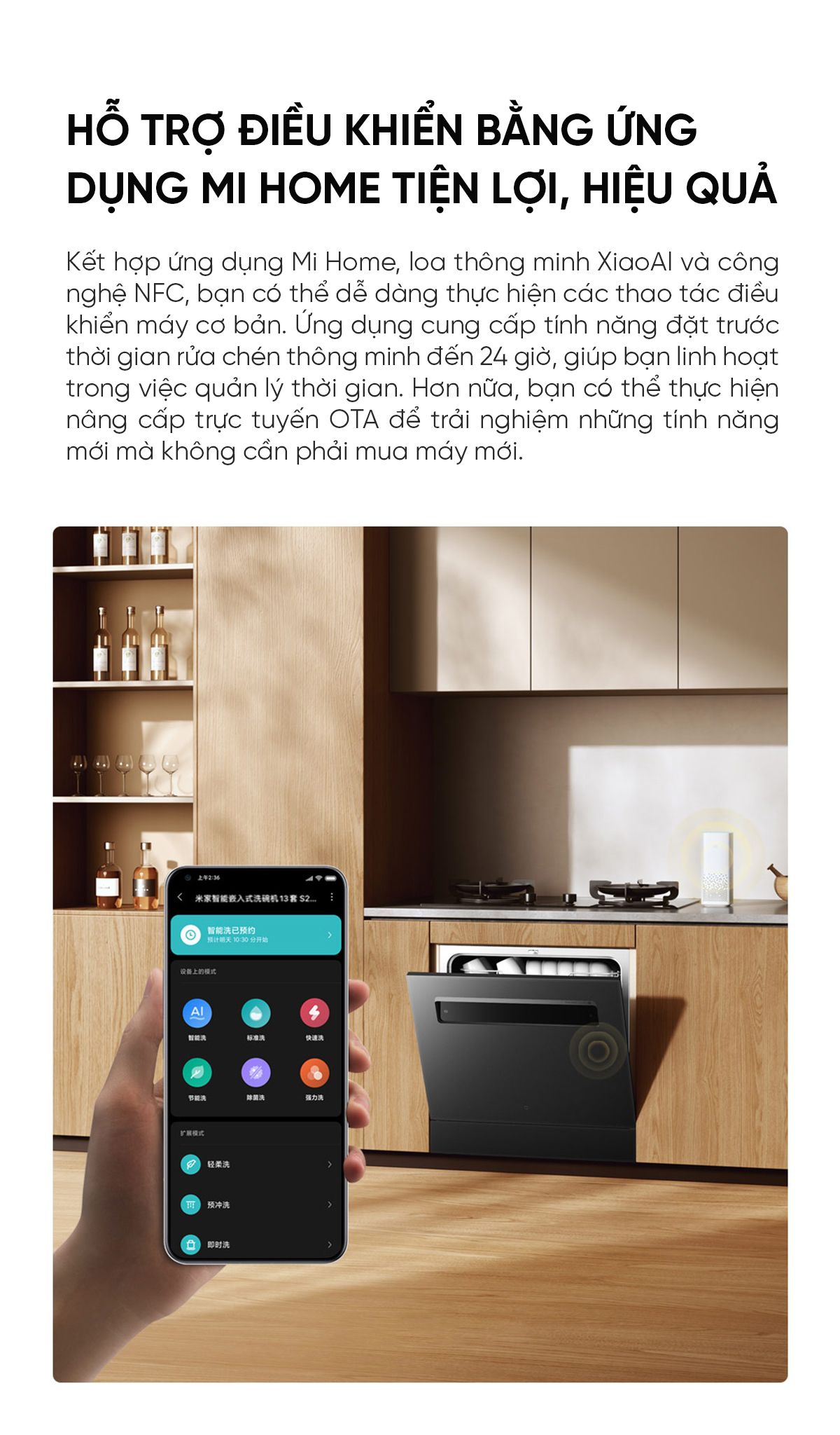 Máy rửa bát Xiaomi Mijia S2 13 bộ New Model