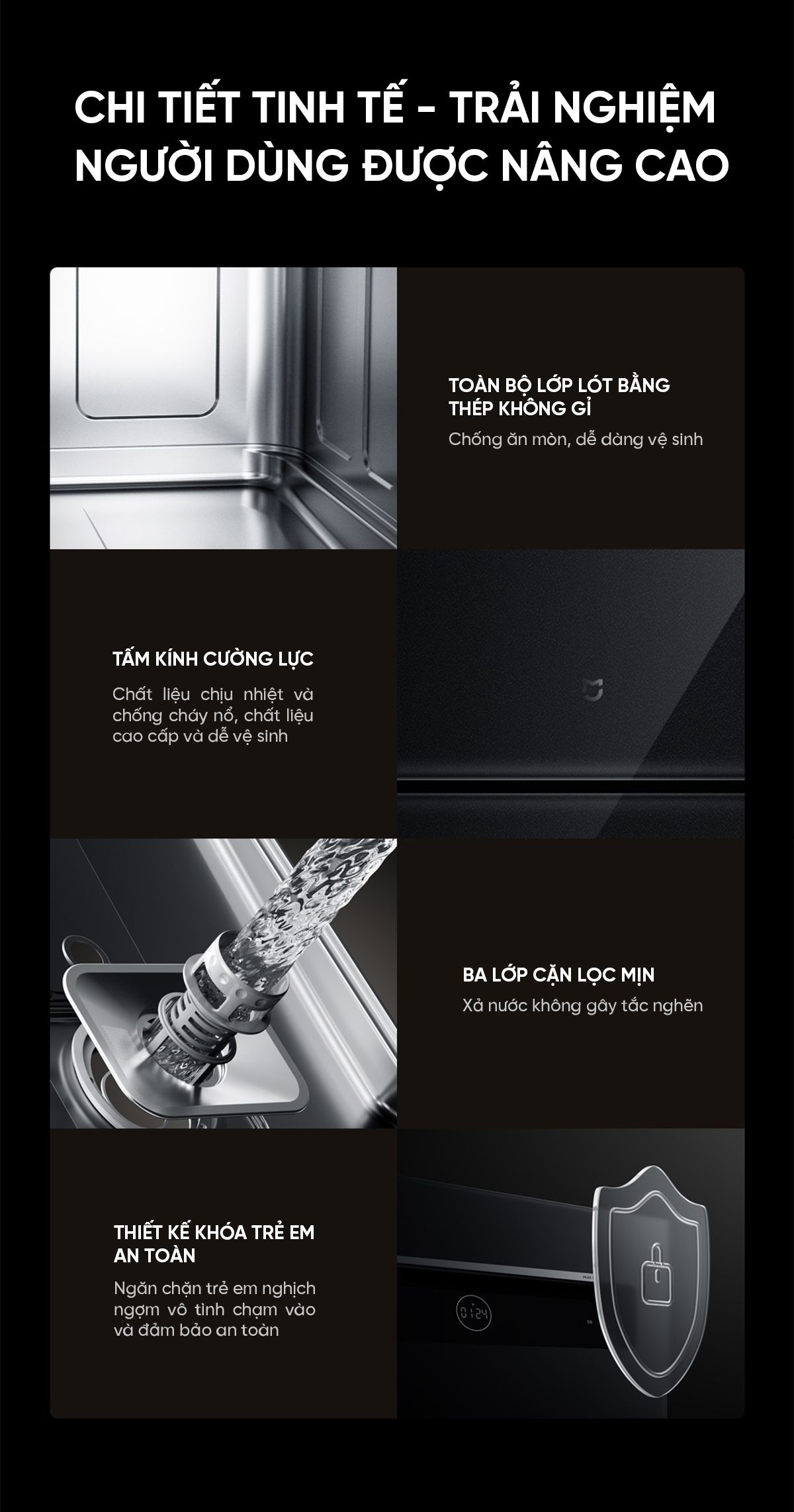 Máy rửa bát Xiaomi Mijia S2 13 bộ New Model