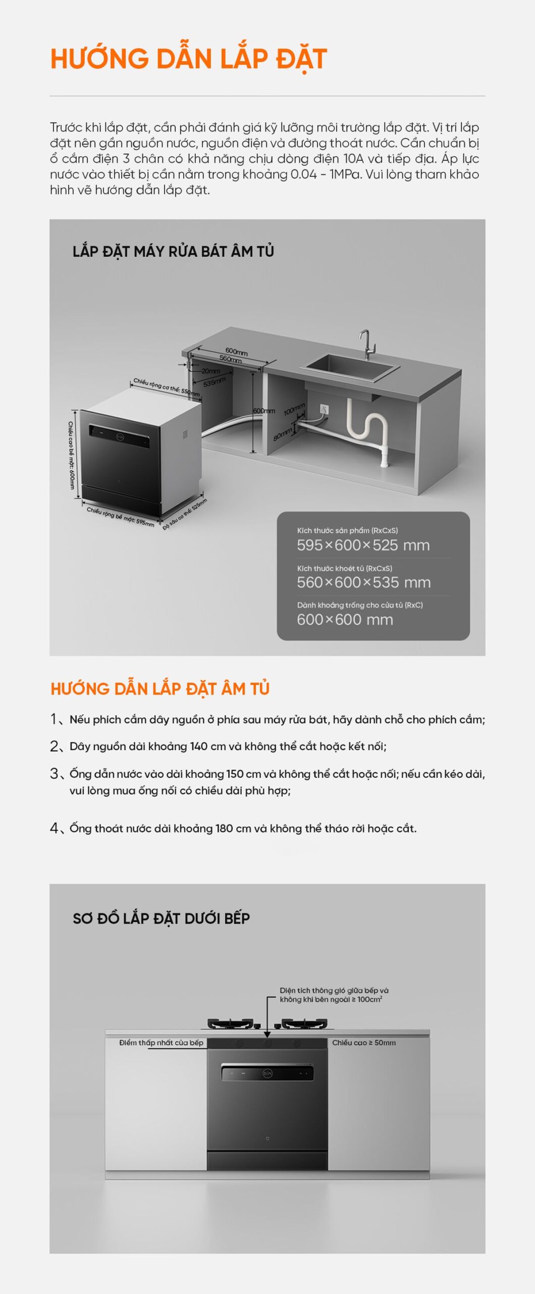 Máy rửa bát Xiaomi Mijia S2 13 bộ New Model