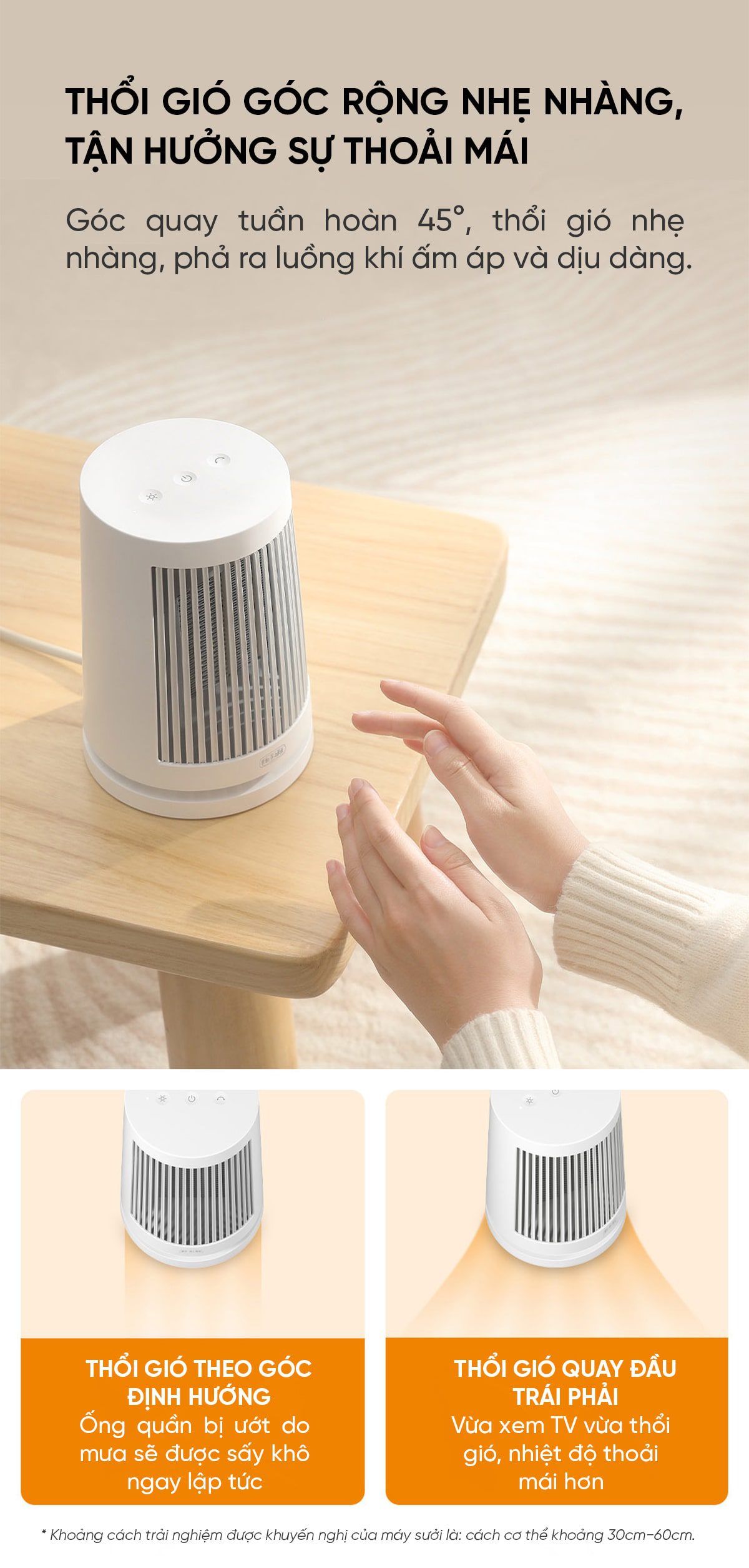 Quạt Sưởi Để Bàn Mini Xiaomi Mijia ZMNFJ01YM