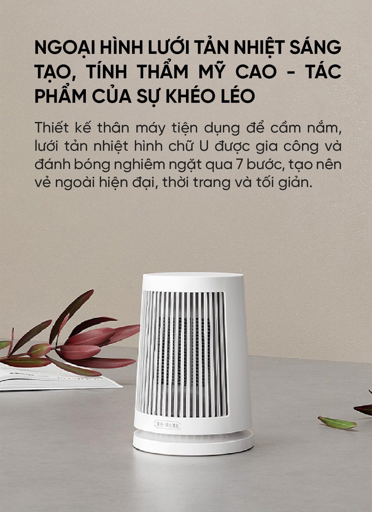 Quạt Sưởi Để Bàn Mini Xiaomi Mijia ZMNFJ01YM