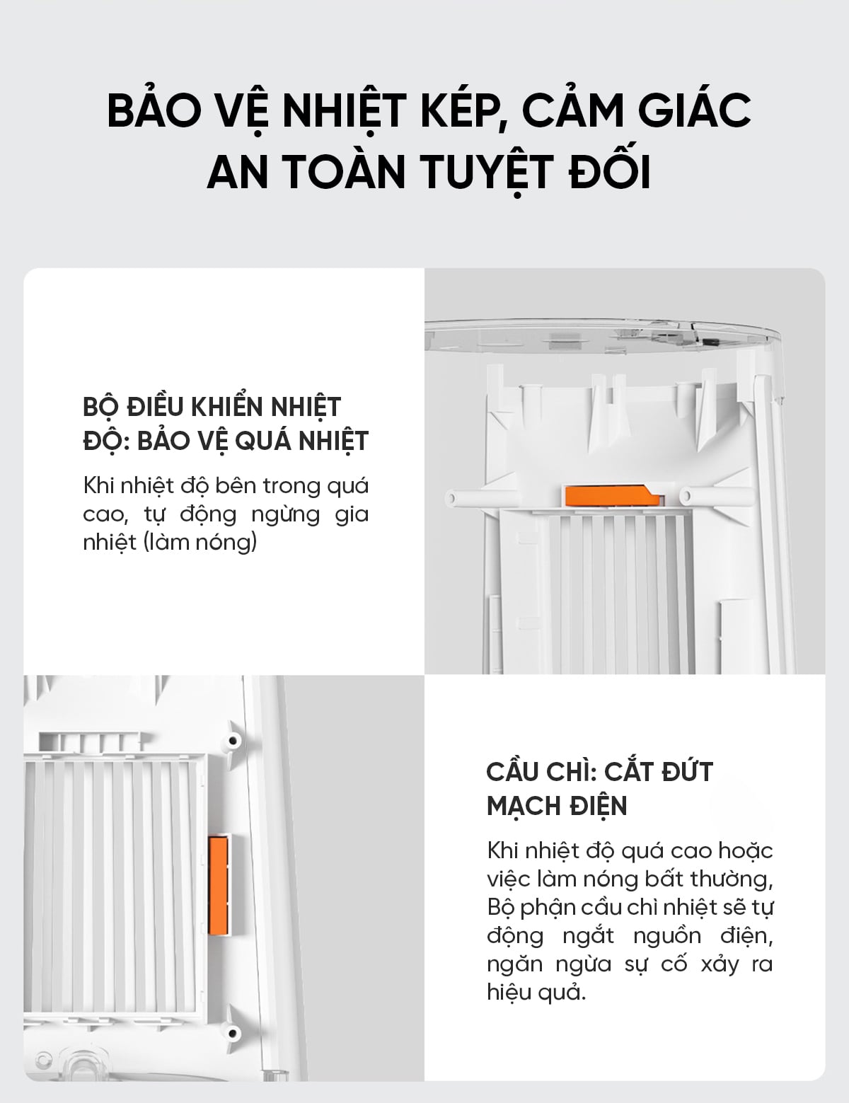 Quạt Sưởi Để Bàn Mini Xiaomi Mijia ZMNFJ01YM