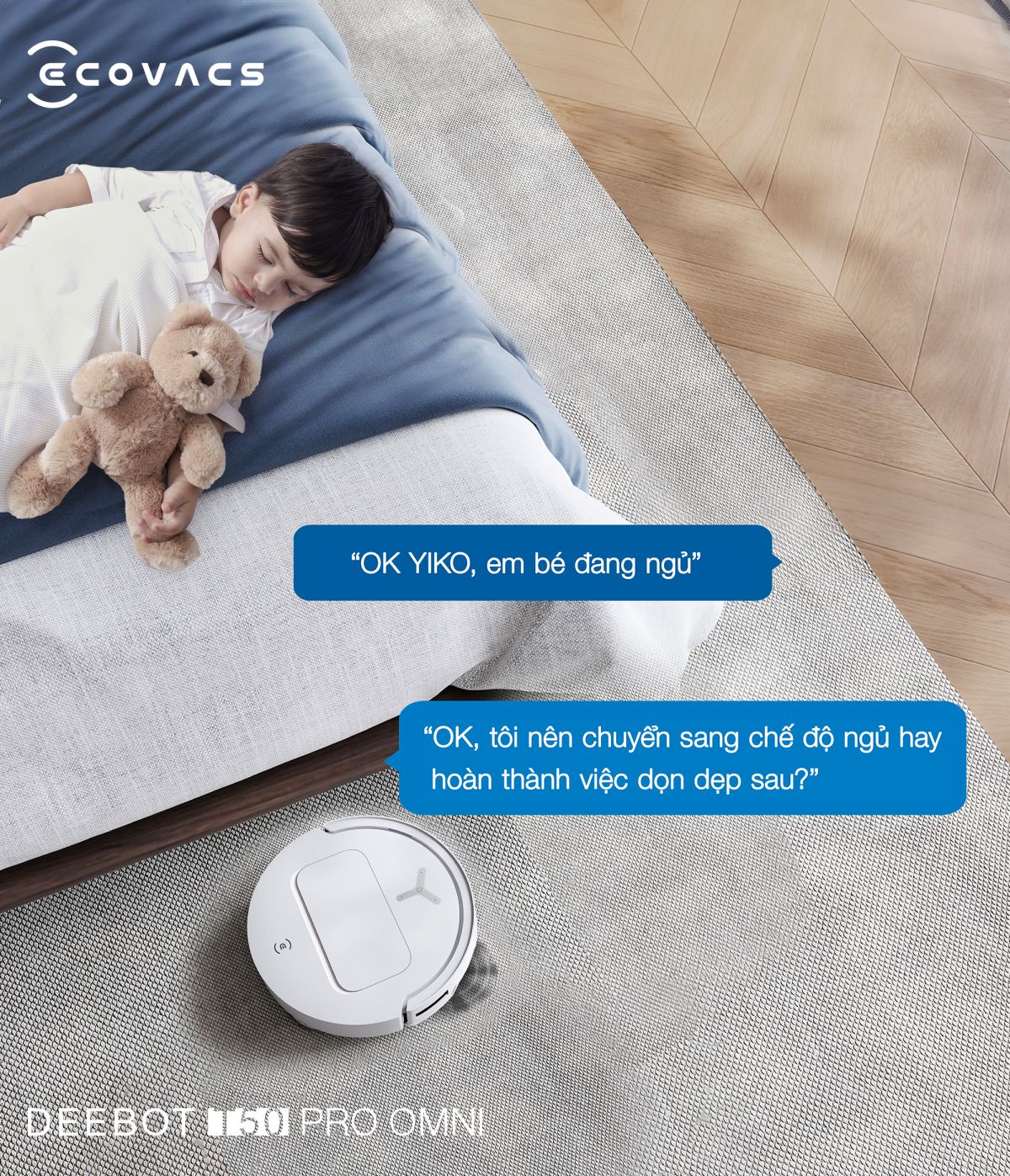 Robot hút bụi Ecovacs T50 Pro OMNI【Nhắn tin giảm giá thêm】