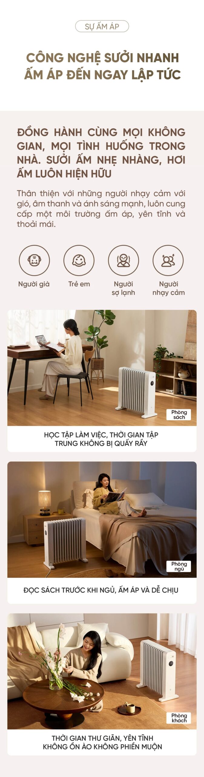 Máy Sưởi Dầu Xiaomi Mijia Graphene YTDNQ01ZM 2200W