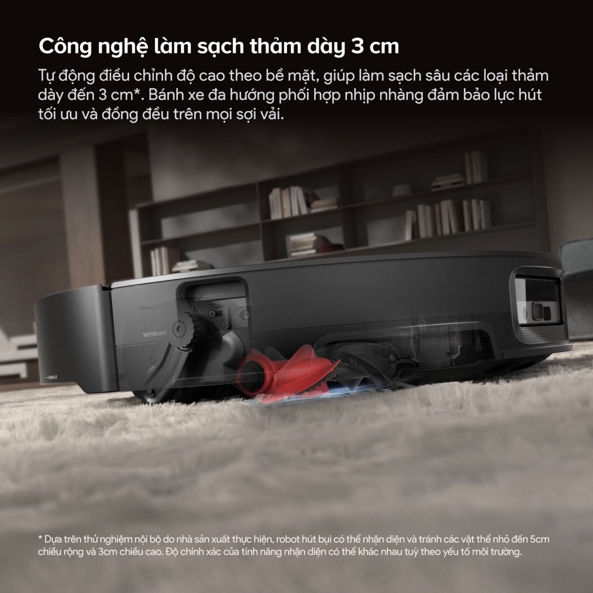Robot hút bụi Roborock Saros 20 Sonic