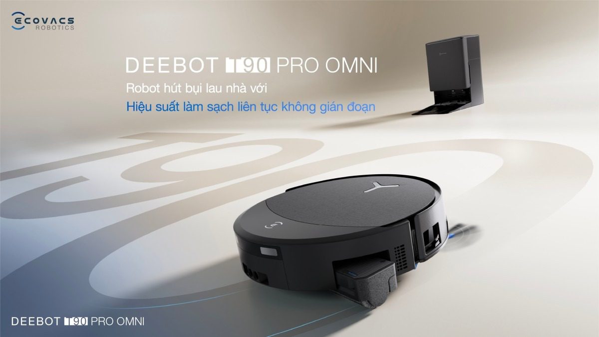 Robot hút bụi Ecovacs T90 Pro Omni