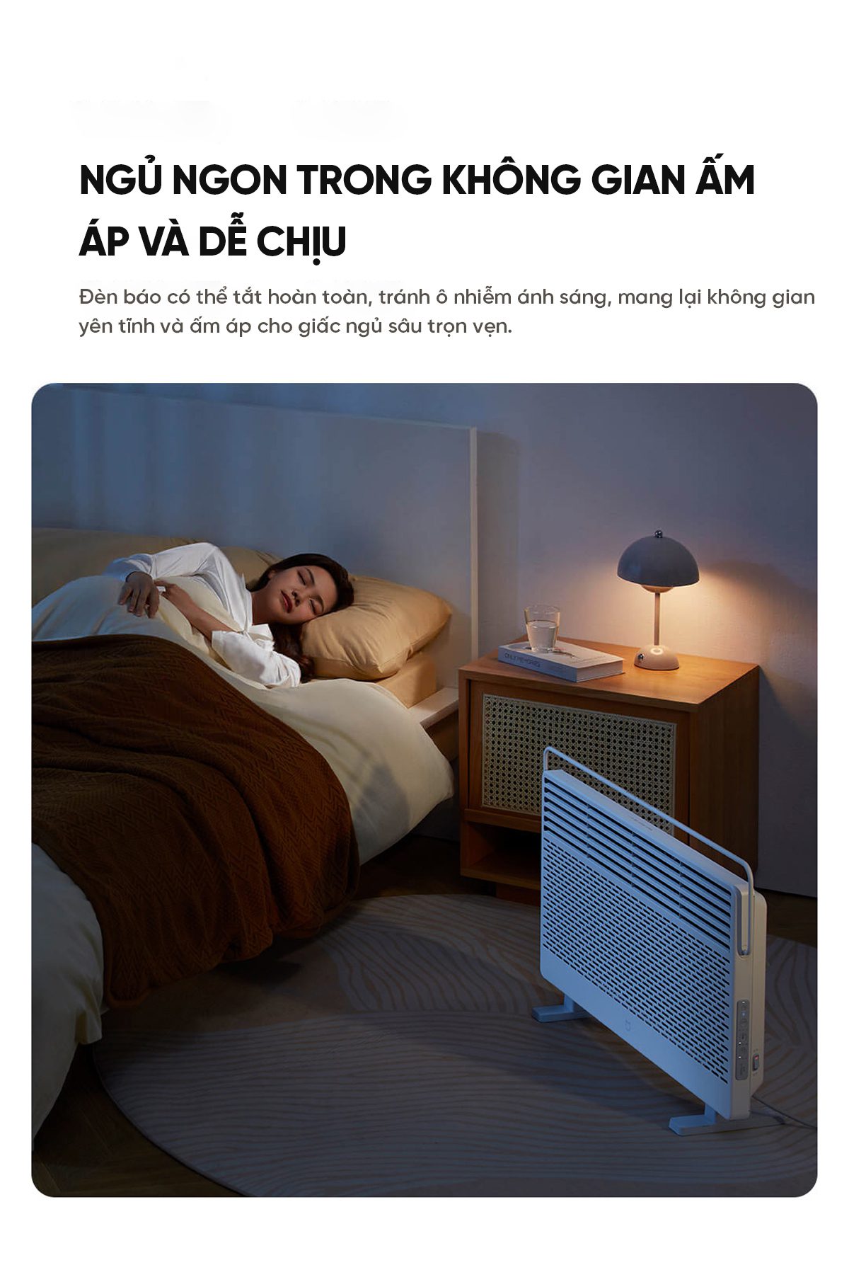 Máy Sưởi Xiaomi Mijia Graphene KDNQ05ZM Làm Nóng Nhanh