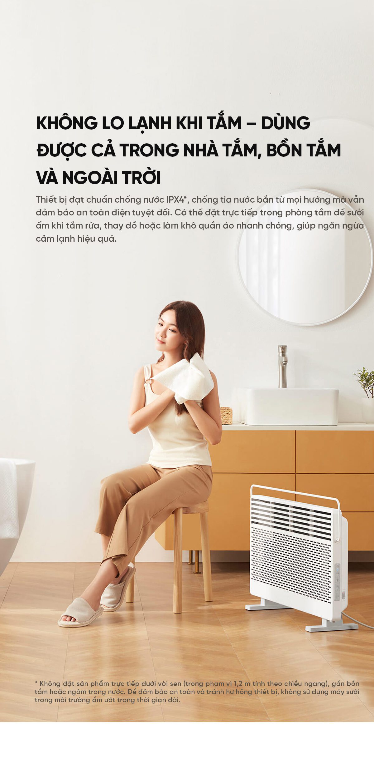 Máy Sưởi Xiaomi Mijia Graphene KDNQ05ZM Làm Nóng Nhanh