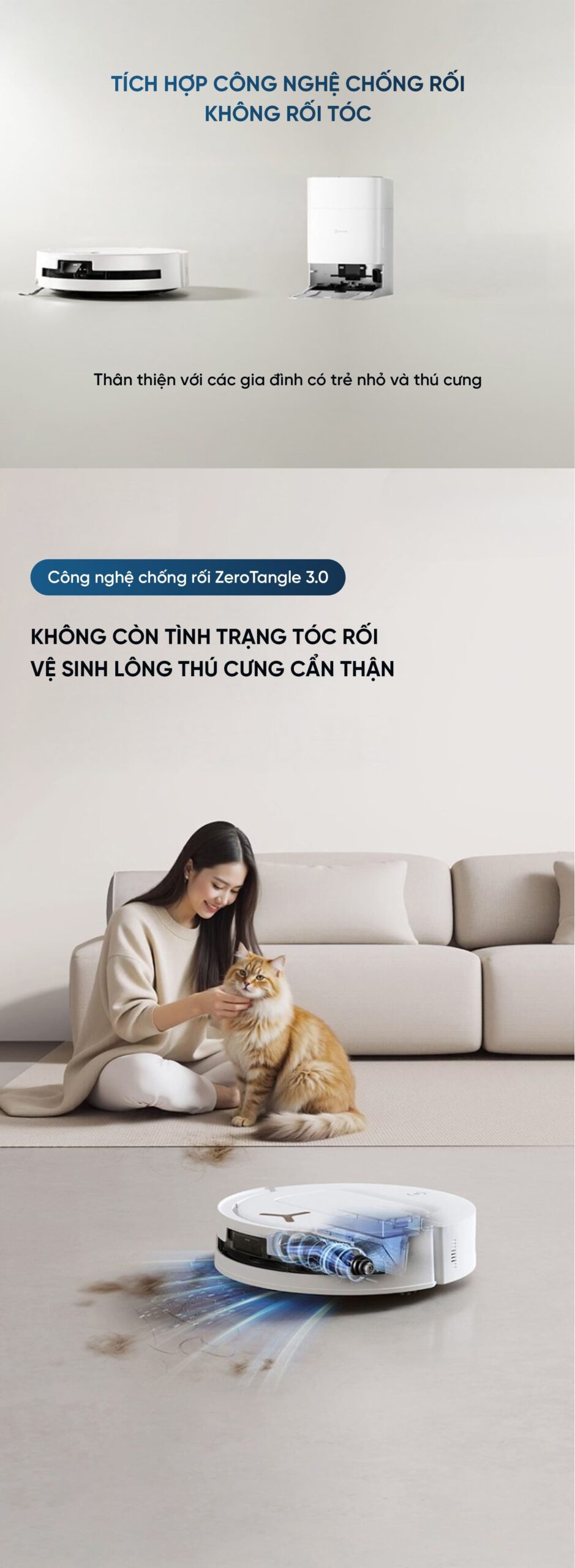 Robot hút bụi lau nhà Ecovacs T80 Omni – Bản Quốc Tế