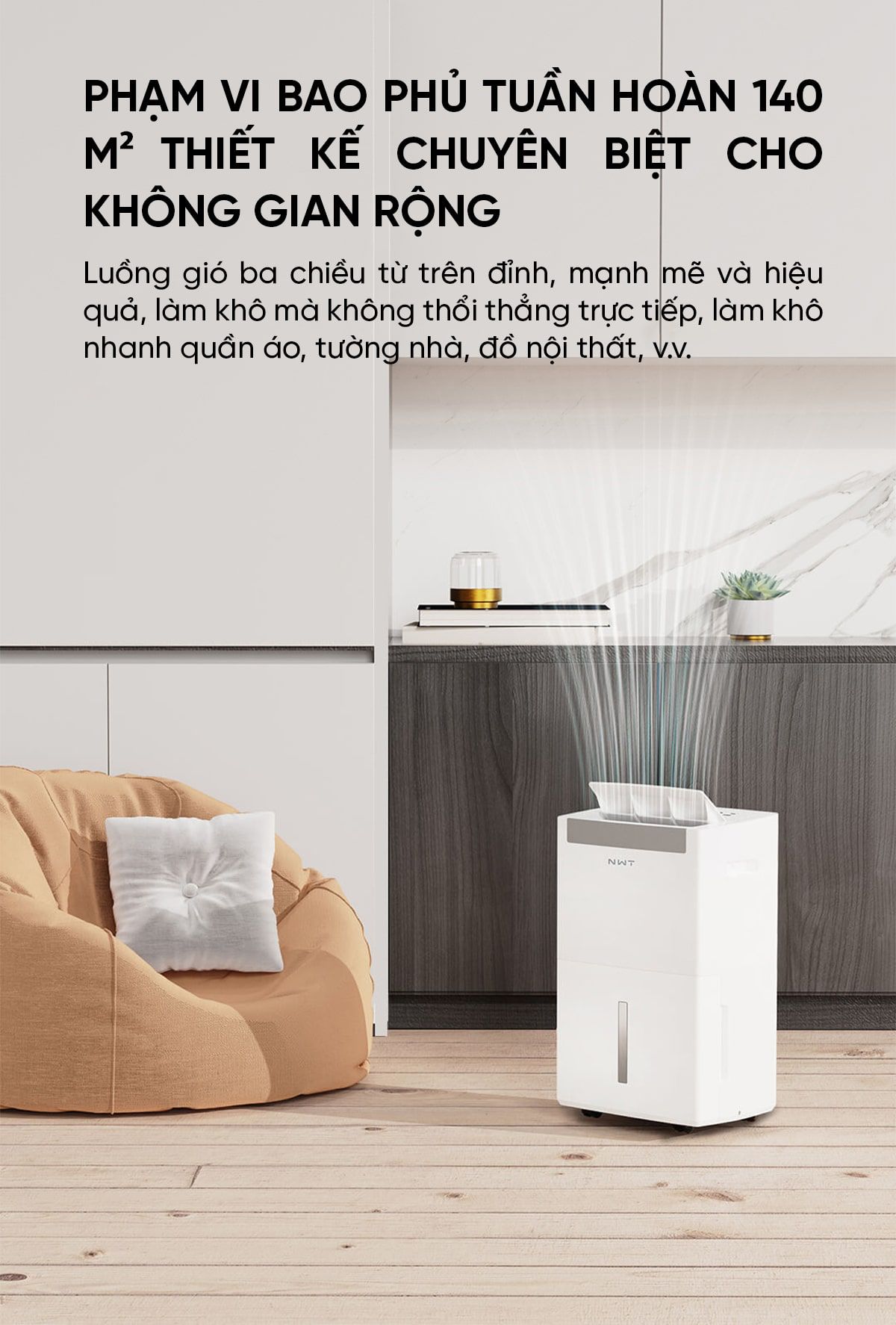 Máy hút ẩm Xiaomi New WideTech 35L