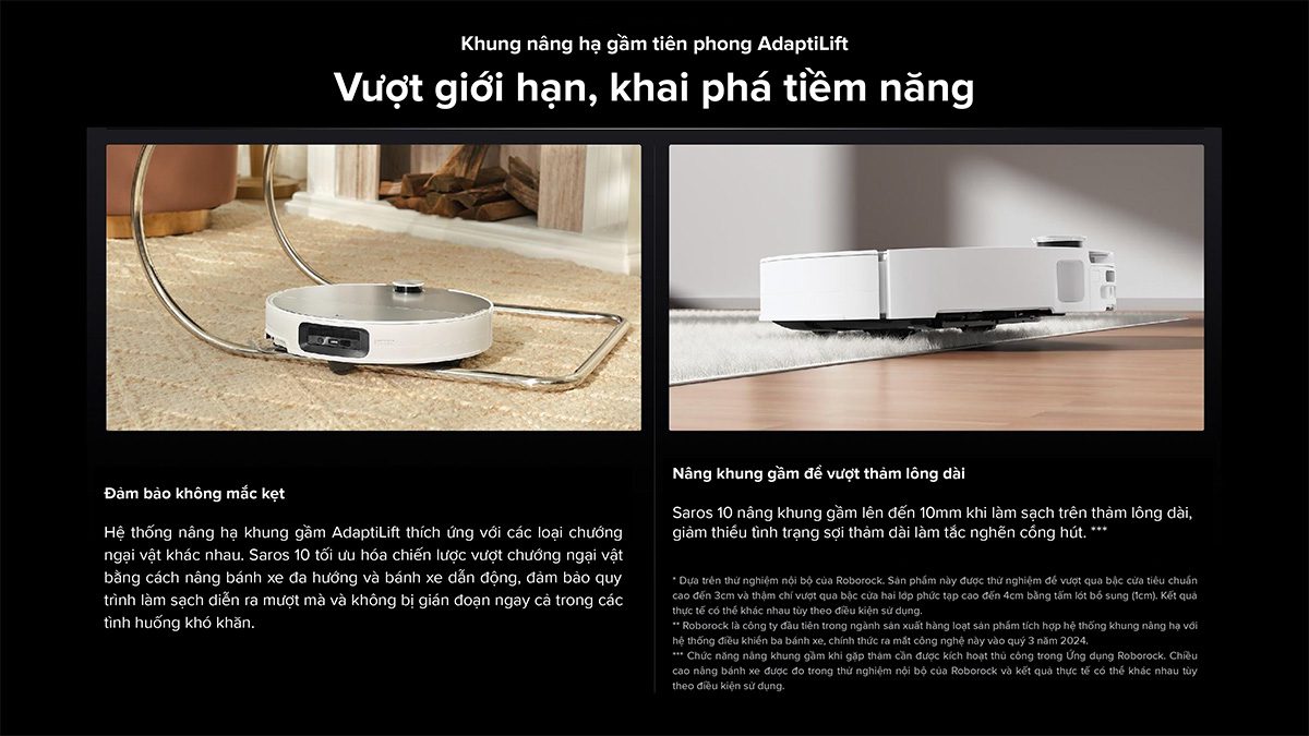 Robot hút bụi Roborock Saros 10【Nhắn tin giảm giá thêm】