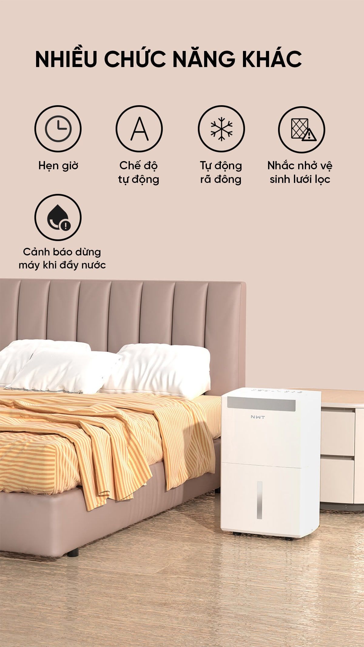Máy hút ẩm Xiaomi New WideTech 35L