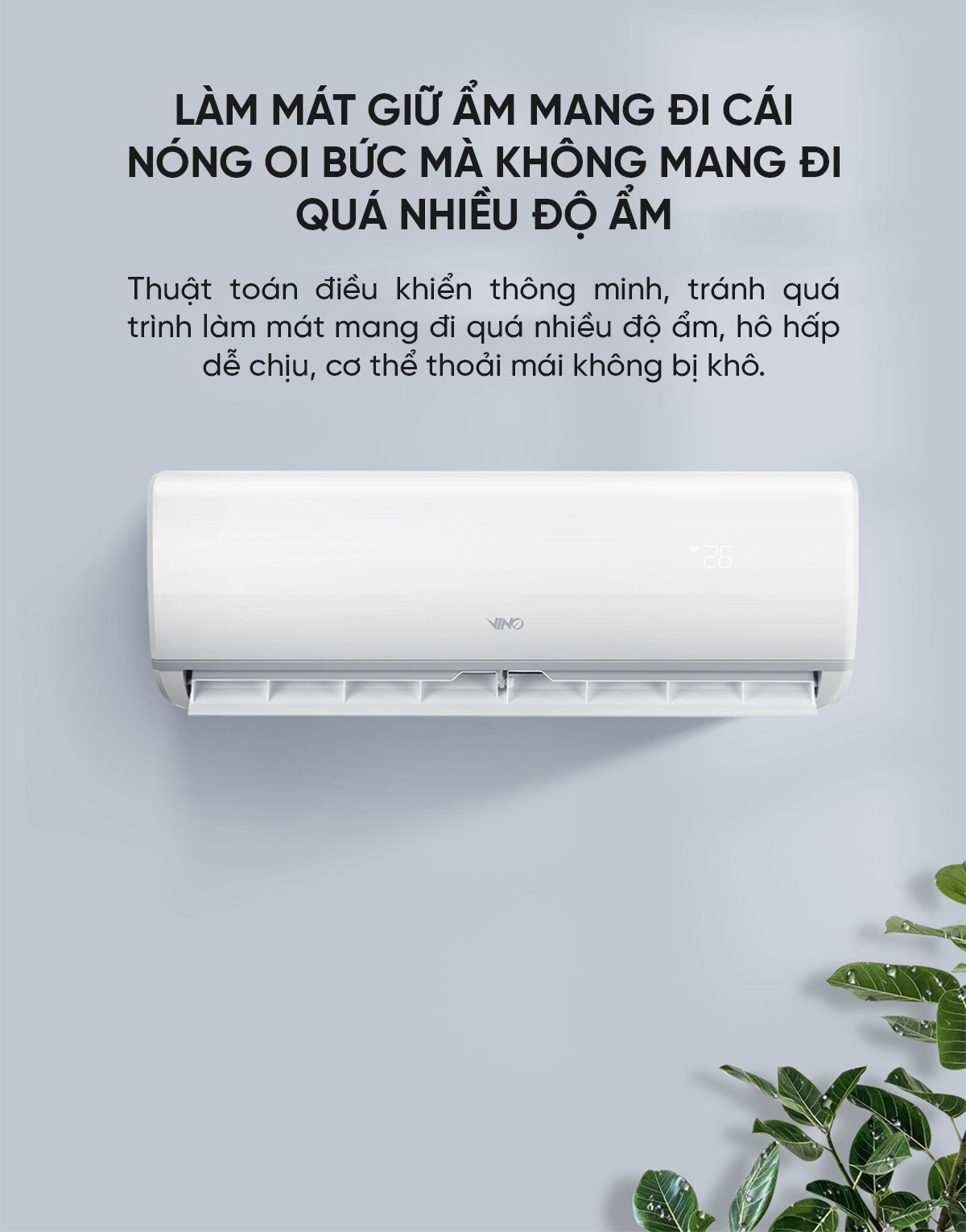 Điều Hoà Thông Minh Xiaomi Vino 1 Chiều Làm Lạnh KF - 35W/V31ZA Inverter - 3 App Mihome
