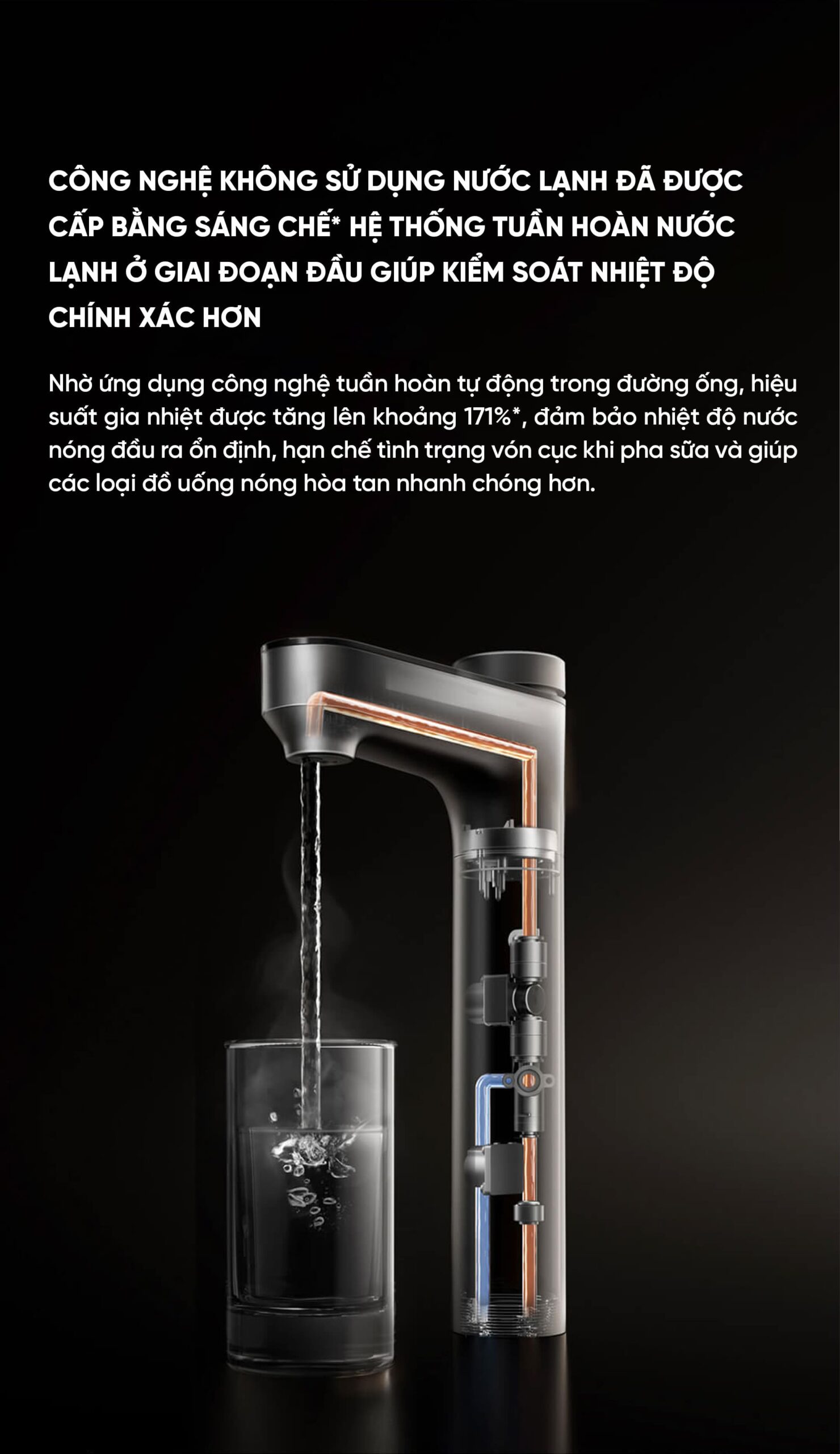 Máy lọc nước 1200G có nước nóng