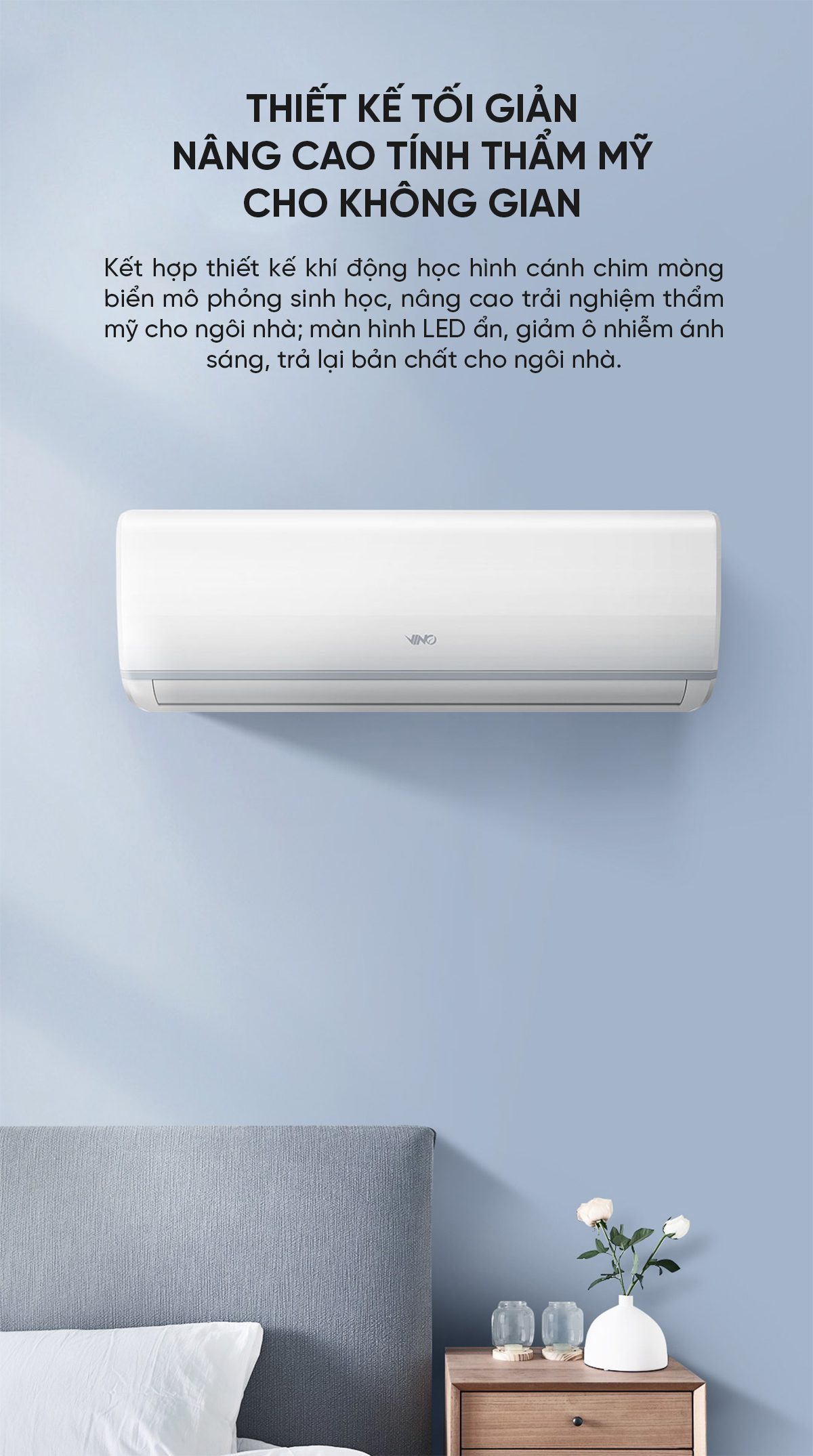 Điều Hoà Thông Minh Xiaomi Vino 1 Chiều Làm Lạnh KF - 35W/V31ZA Inverter - 3 App Mihome