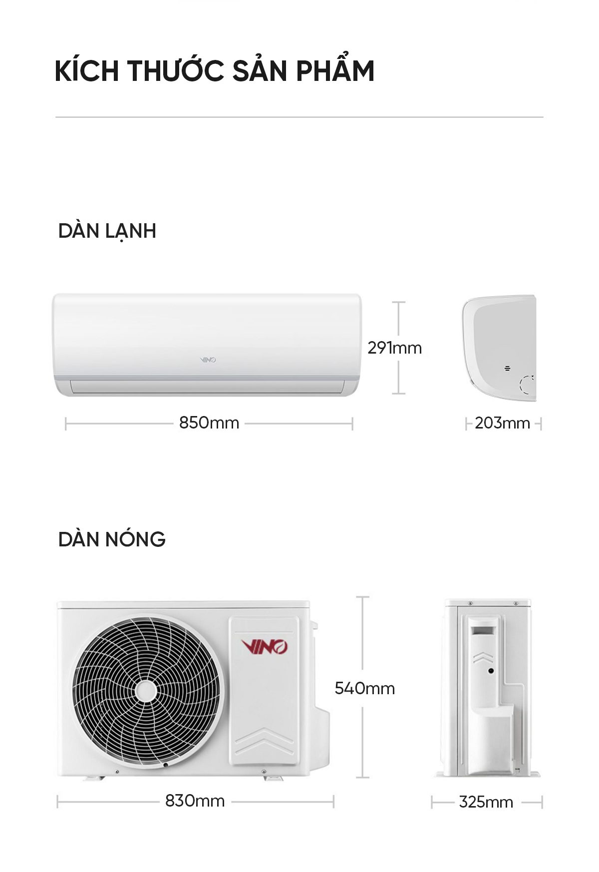 Điều Hoà Thông Minh Xiaomi Vino 1 Chiều Làm Lạnh KF - 35W/V31ZA Inverter - 3 App Mihome