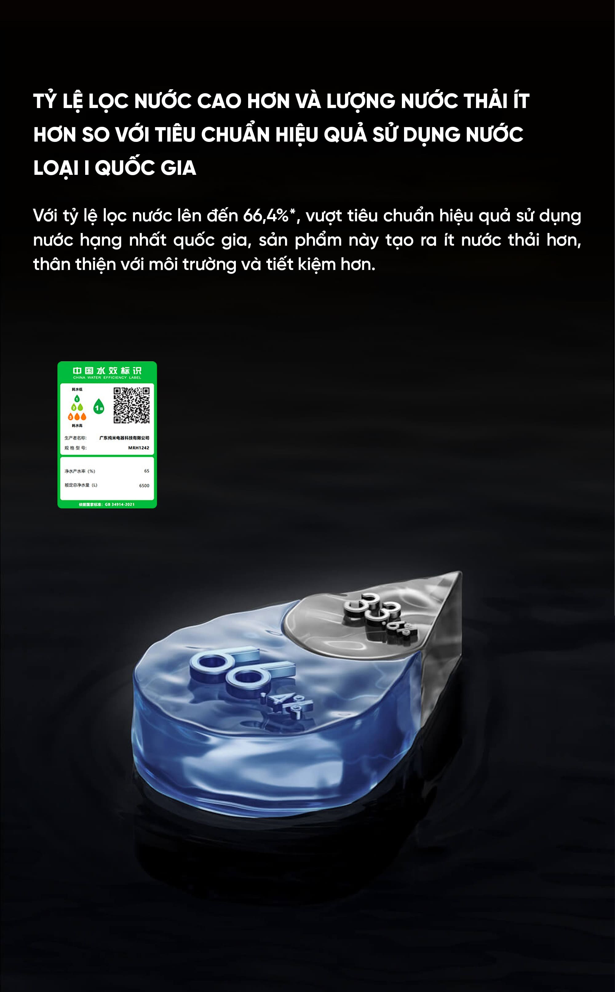 Máy lọc nước 1200G có nước nóng